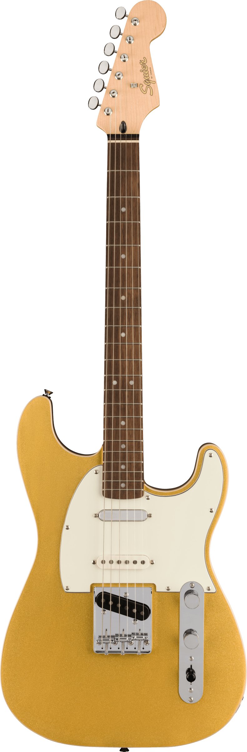 Squier Paranormal Custom Nashville Stratocaster Electric Guitar in Aztec Gold - 0377040578-Squier-Paranormal-Custom-Nashville-Stratocaster-Aztec-Gold.jpg