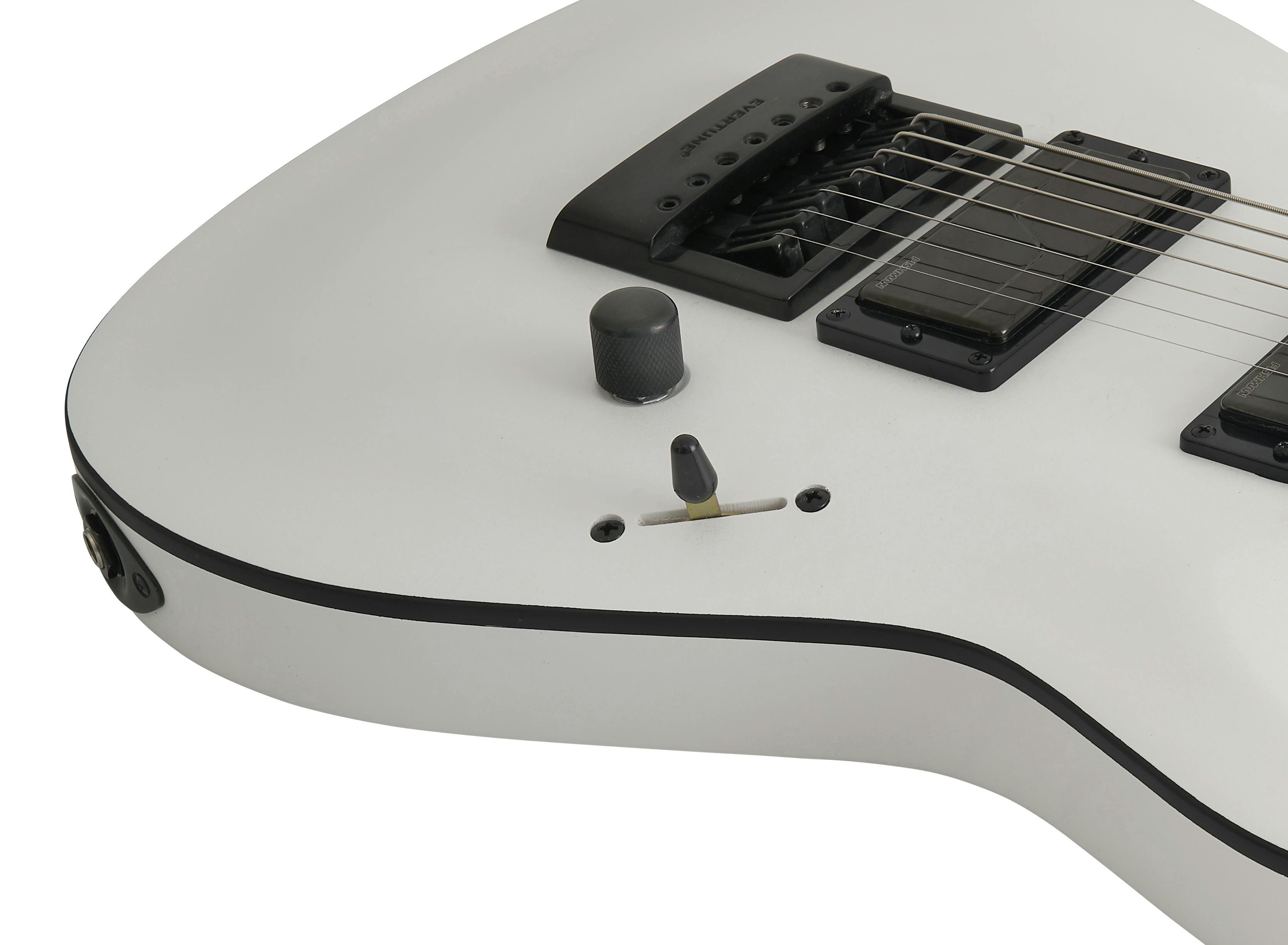 BC Rich Andy James Signature Assassin 7 String Electric Guitar in Satin White - OUTLAW724ETAJWH-bc-rich-outlaw-electric-guitar-white-control.jpg
