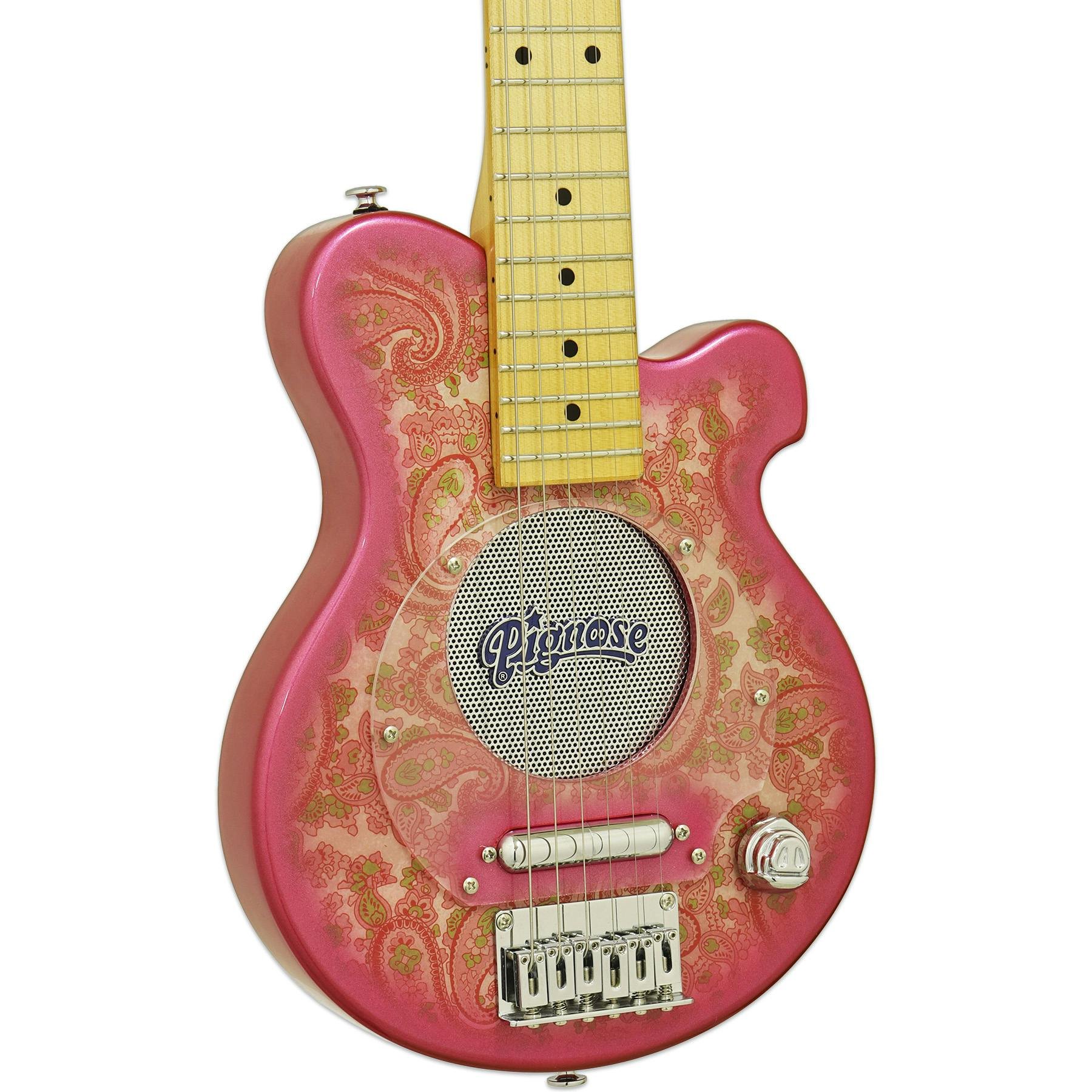 Pignose PGG-200PL Electric Guitar with Built-in Amplifier in Pink Paisley - PGG-200PL-PKPL-4.jpg