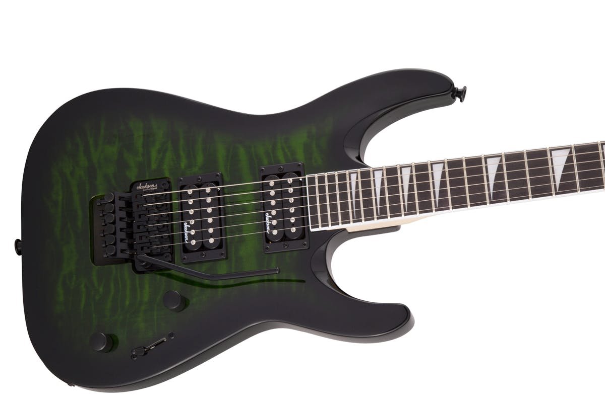 Jackson JS Series Dinky Arch Top JS32Q DKA In Transparent Green Burst - 367566-Jackson-JS-Series-Dinky-Arch-Top-JS32Q-DKA-Transparent-Green-Burst-4.jpg