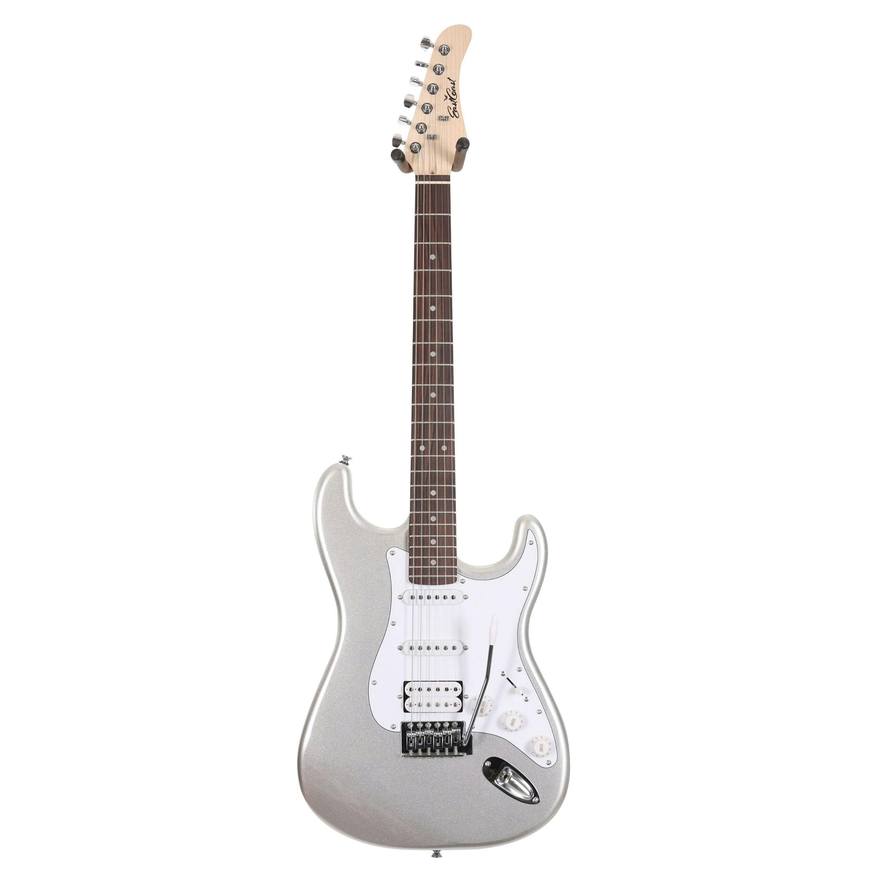 EastCoast ST2 HSS Electric Guitar in Slick Silver Metallic - 477405-EC-GS100H-SLS 2.jpg