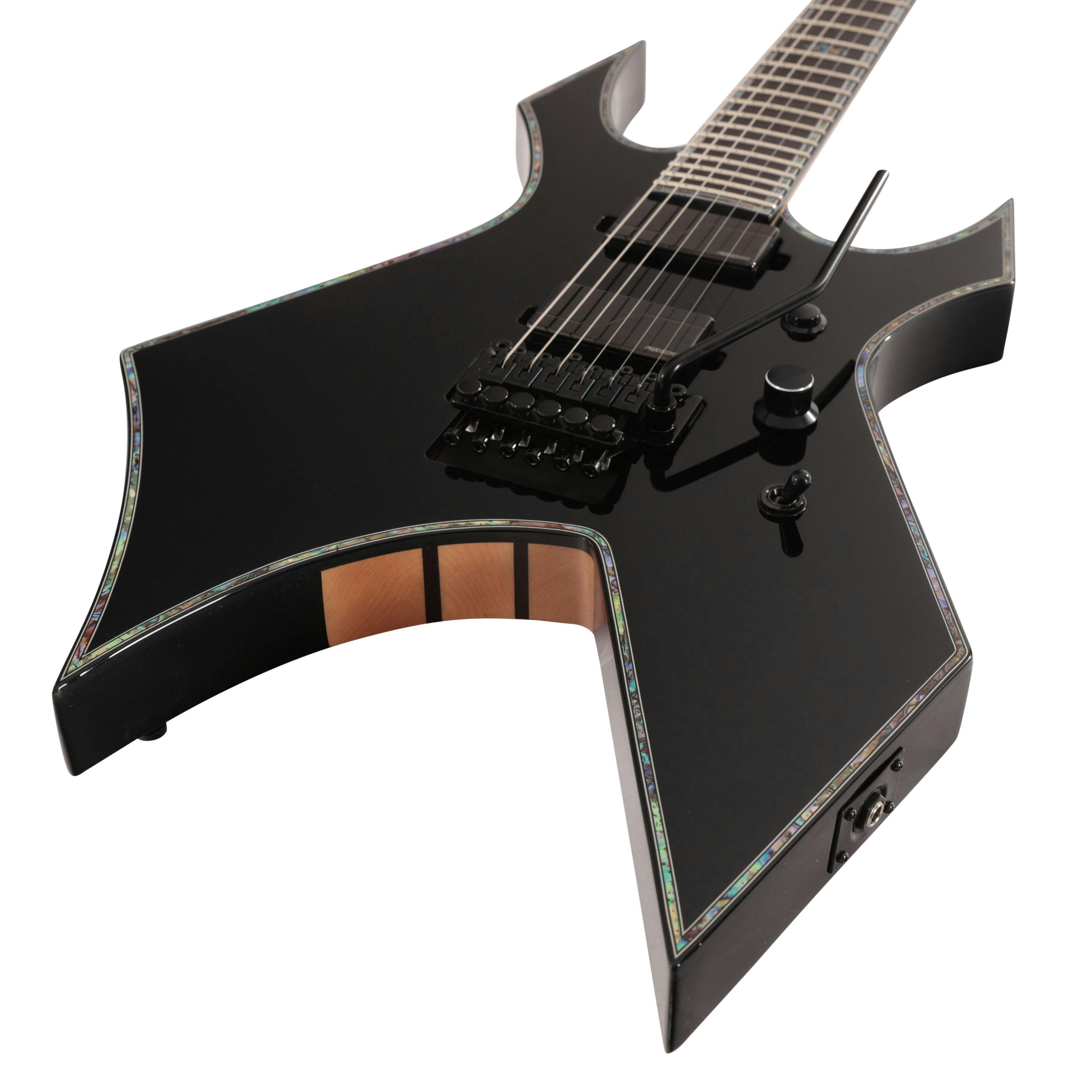 B.C. Rich Warlok エレキギター ブラック BC Rich Extreme Series Warlock Electric Guitar with Floyd Rose in
