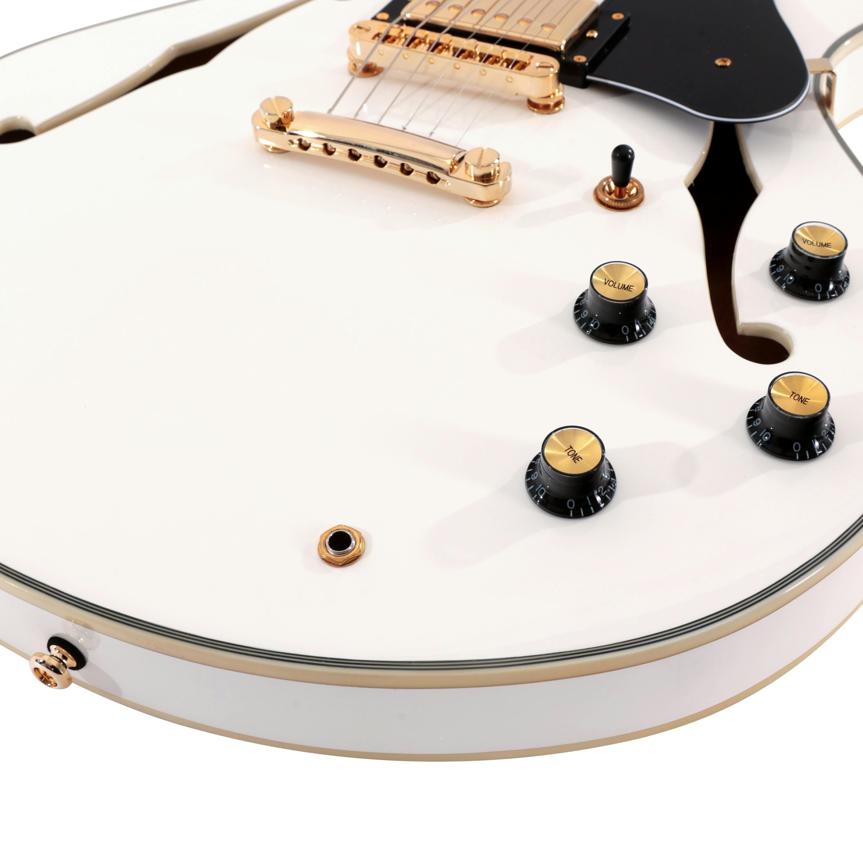 Sire Larry Carlton H7 Semi-Hollow Electric Guitar in White