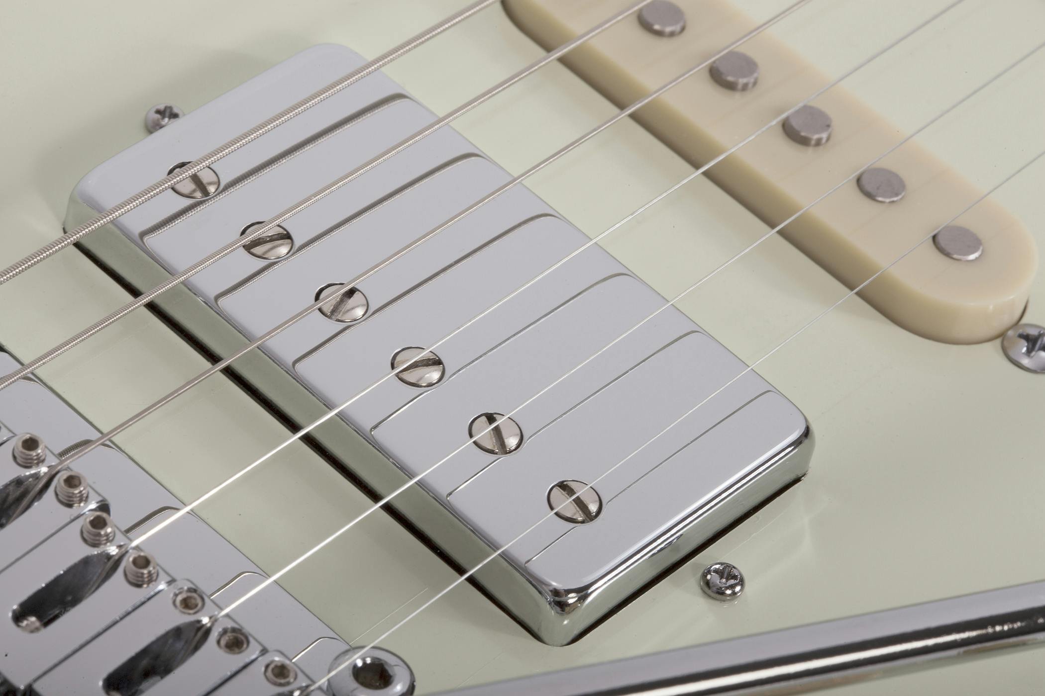 Schecter Nick Johnston Traditional HSS in Atomic Frost - 373997-NICK JOHNSTON DS HSS AFST HUM CLOSE.jpg