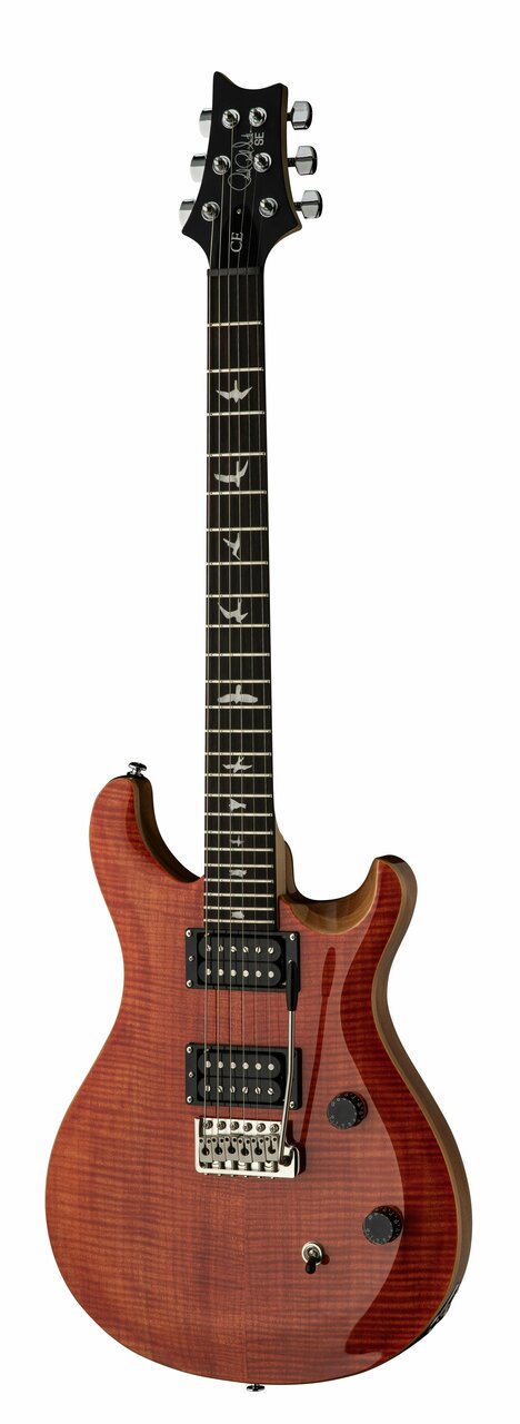 PRS SE CE 24 Electric Guitar in Blood Orange - SECE44BR-SE-CE-24-Blood-Orange_3quarter.jpg