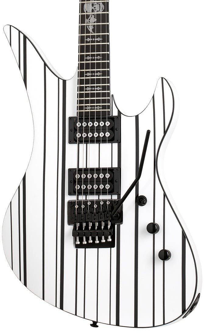 Schecter Synyster Gates Standard in White with Black Pinstripes - 394214-Schecter-Synyster-Standard-White-Body.jpg