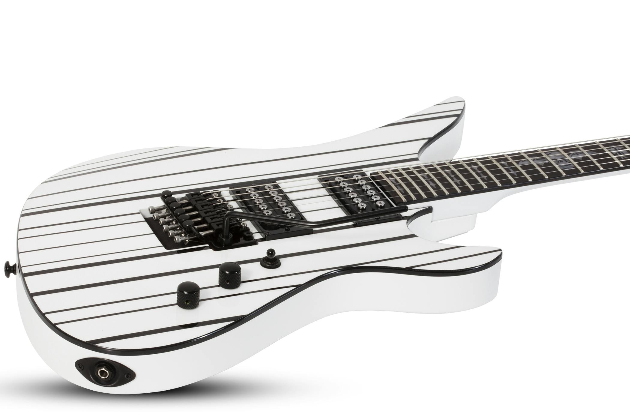 Schecter Synyster Gates Standard in White with Black Pinstripes - 394216-Schecter-Synyster-Standard-White-2.jpg
