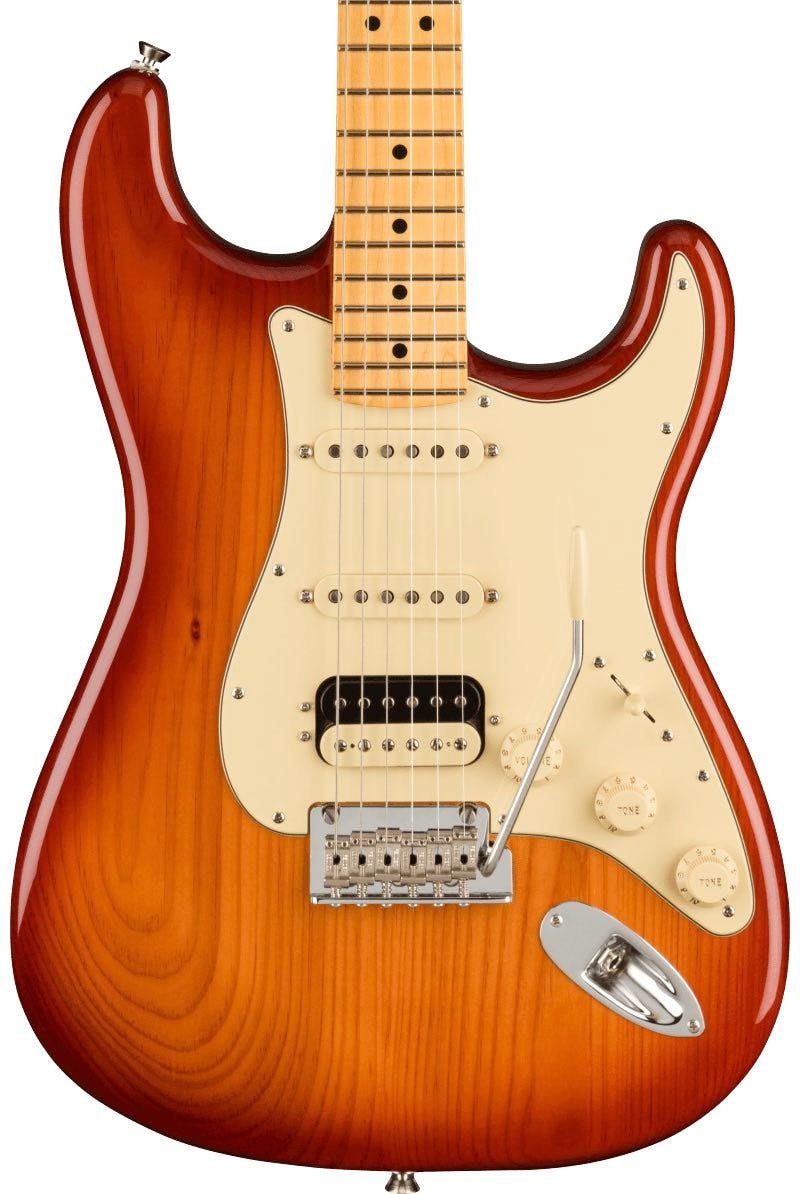 Fender American Professional II Stratocaster RW Roasted Pine Fender American Professional II Stratocaster HSS RW, Dark Night at