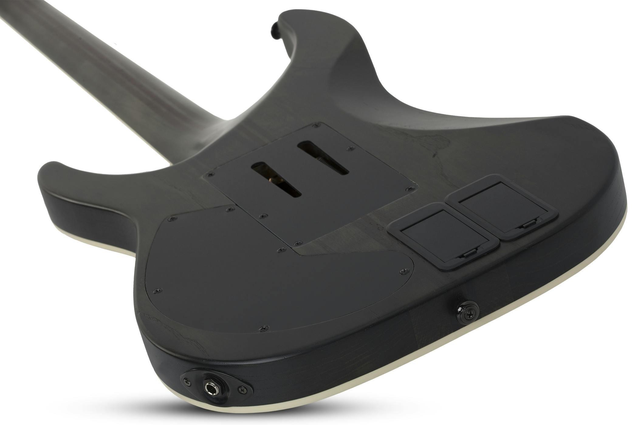 Schecter C-1 FR S SLS Elite Evil Twin in Satin Black - Andertons
