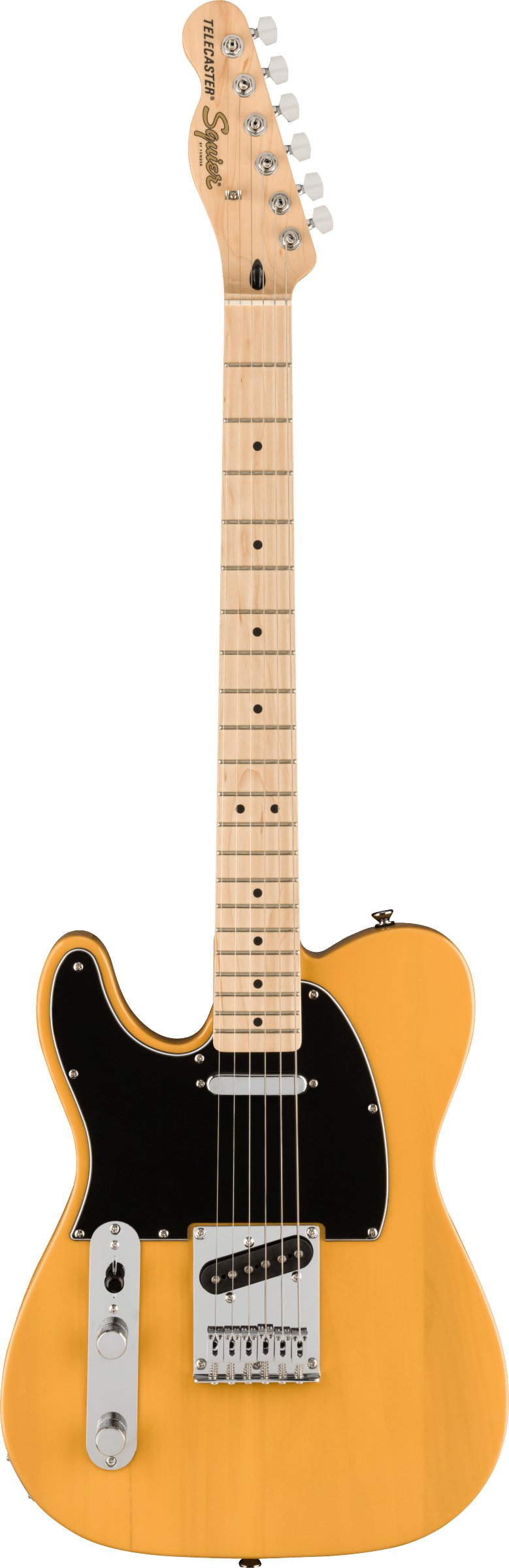 Squier Affinity Telecaster in Butterscotch Blonde Left Handed