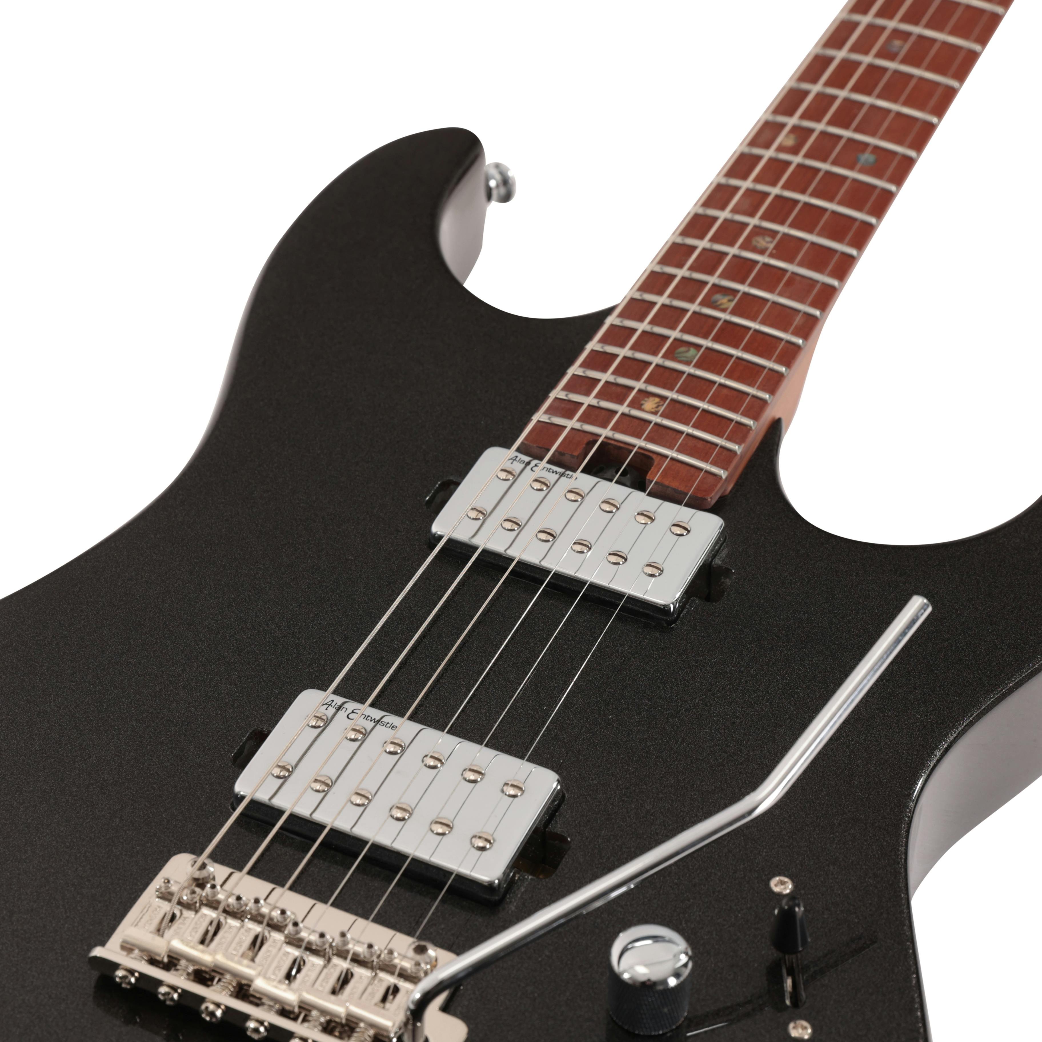 Soloking MS-1 Custom Electric Guitar in Metallic Black - Andertons