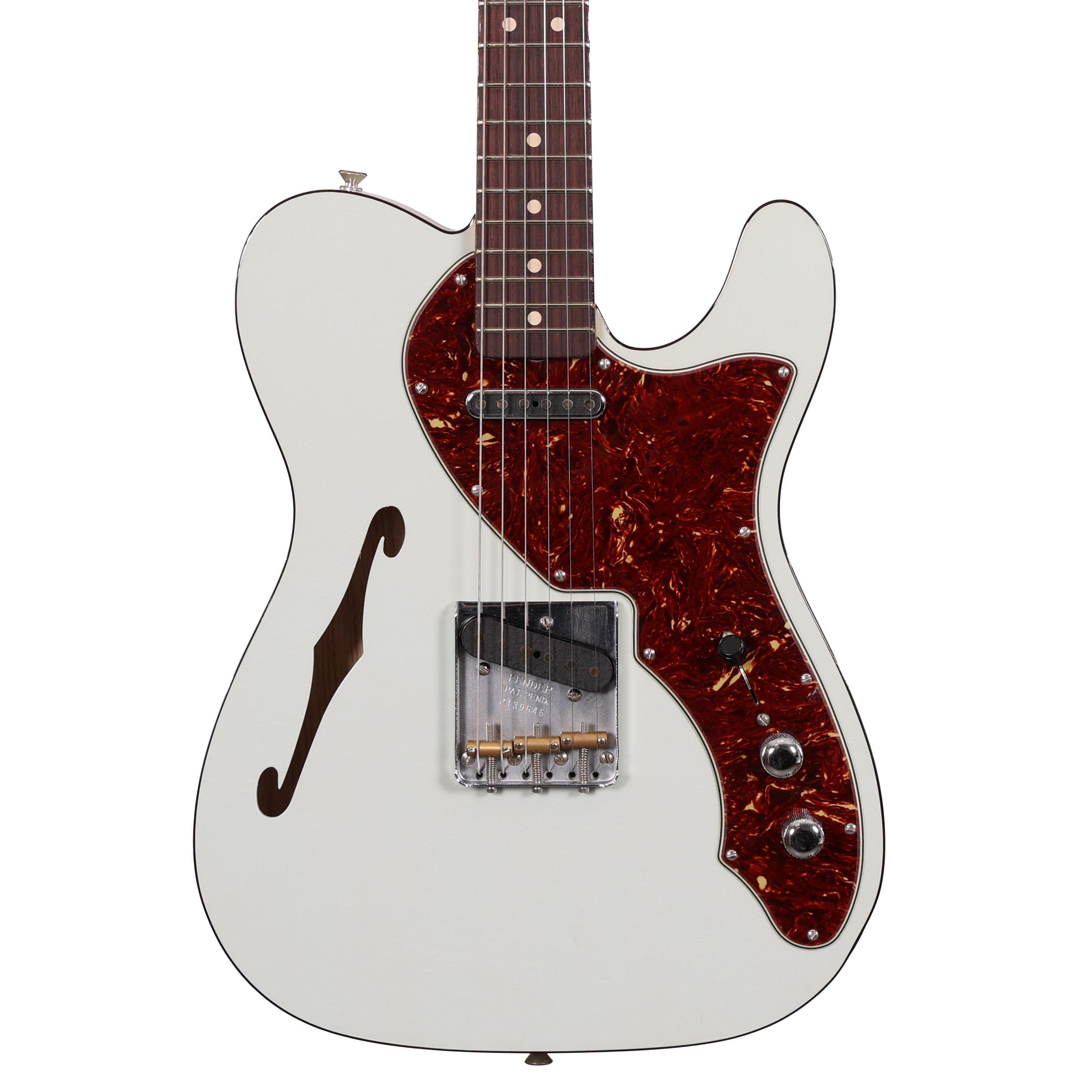Fender Custom Shop '50s Thinline Telecaster Deluxe Closet Classic in Super Faded Aged Sonic Blue