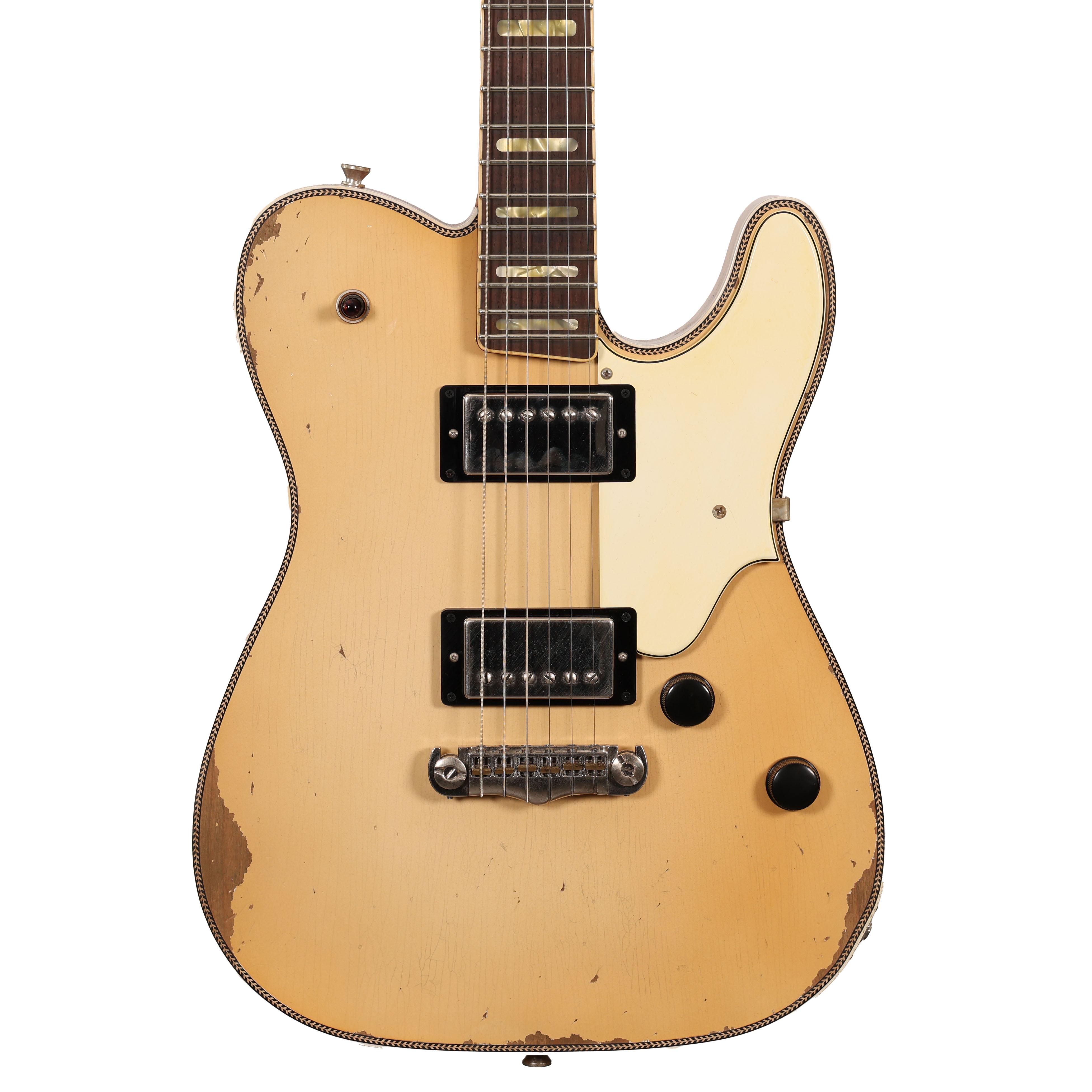 Castedosa Marianna Carve Top Electric Guitar with TS Humbuckers in Burnt Marshmallow, Medium Aged Castedosa Marianna Carve Top Electric Guitar with TS Humbuckers in Burnt Marshmallow, Medium Aged