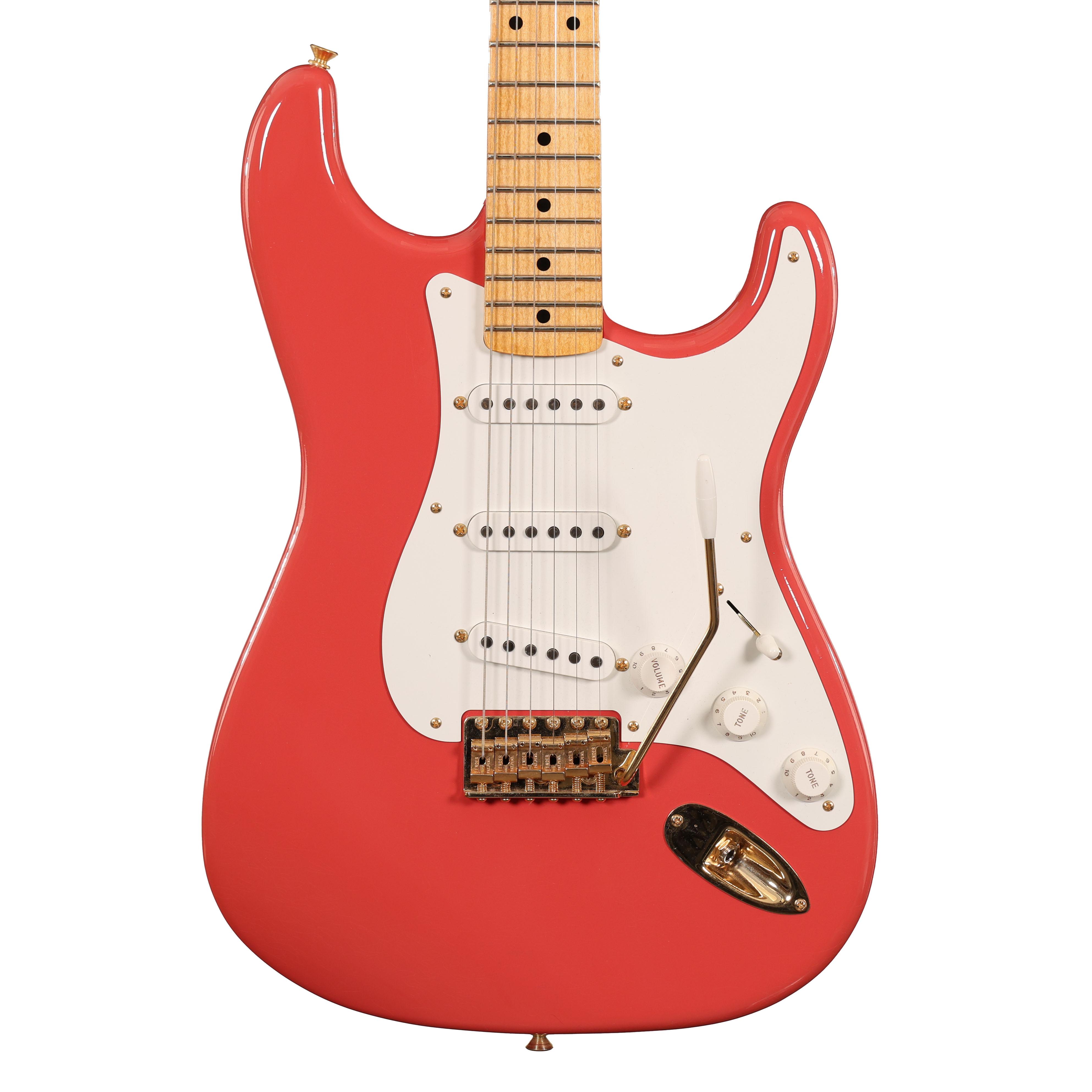 Fender Custom Shop '55 Stratocaster Deluxe Closet Classic in Faded Aged Fiesta Red