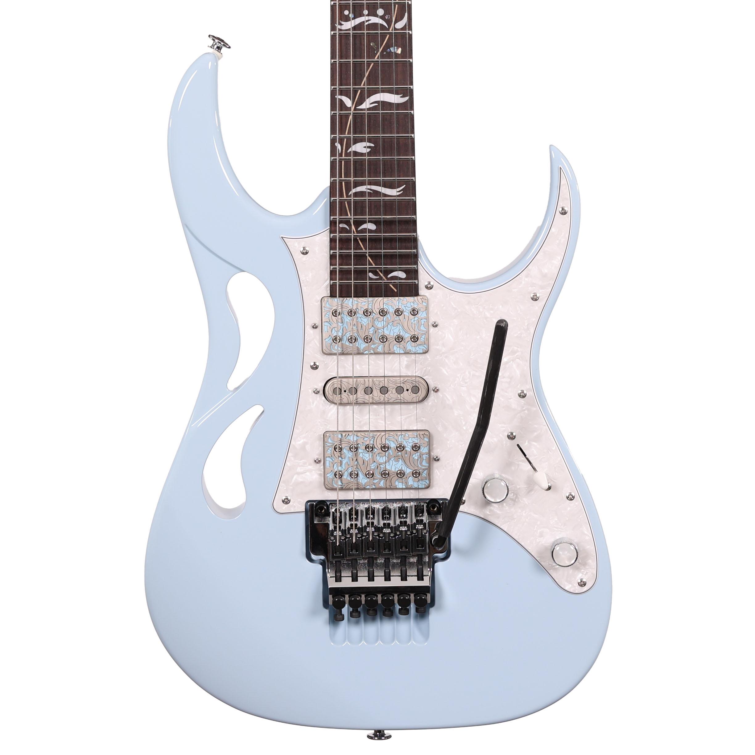 Ibanez Premium JEM77P Steve Vai Guitar in Blue Floral Pattern