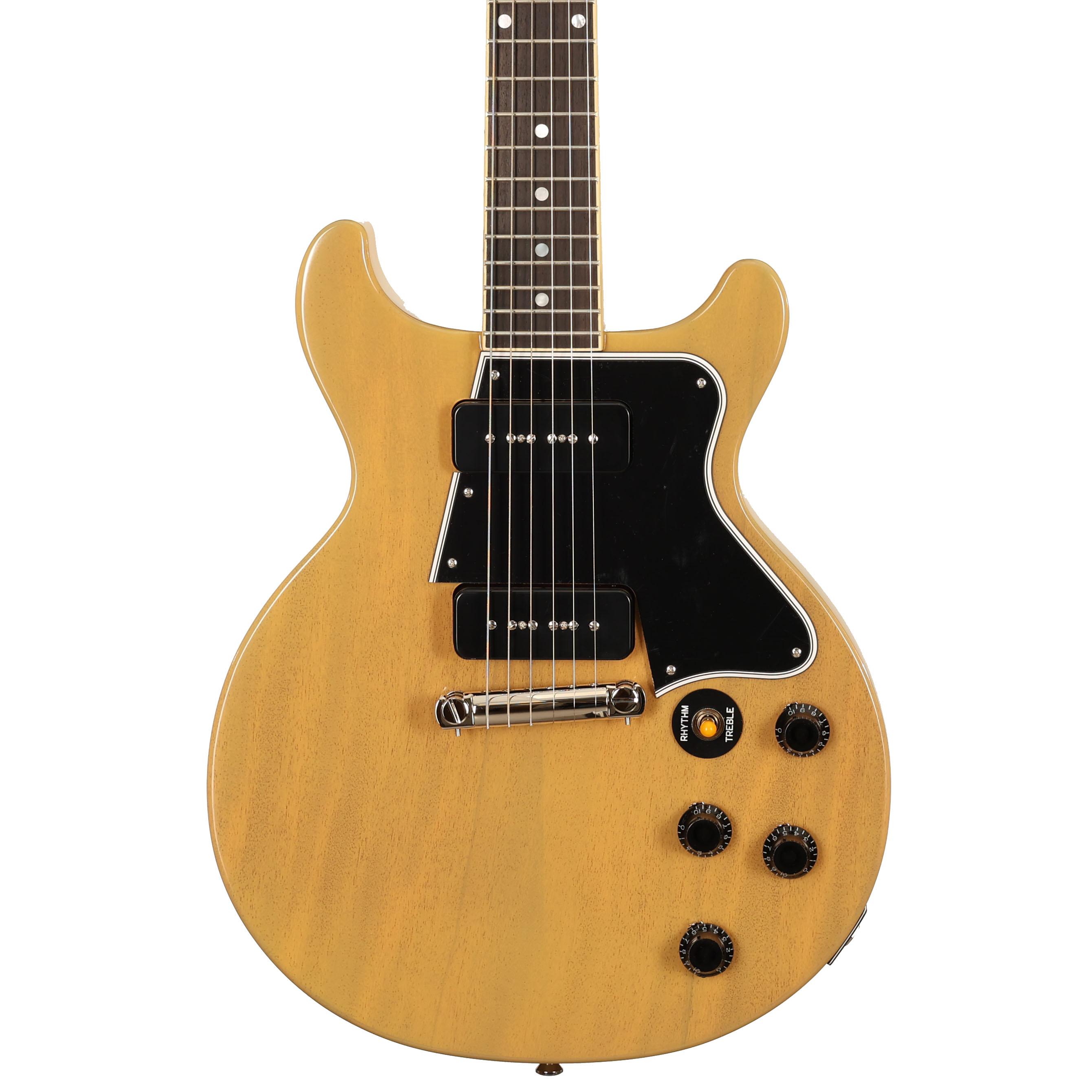 Epiphone Inspired by Gibson Custom 1960 Les Paul Special Double Cut Reissue Electric Guitar in TV Yellow
