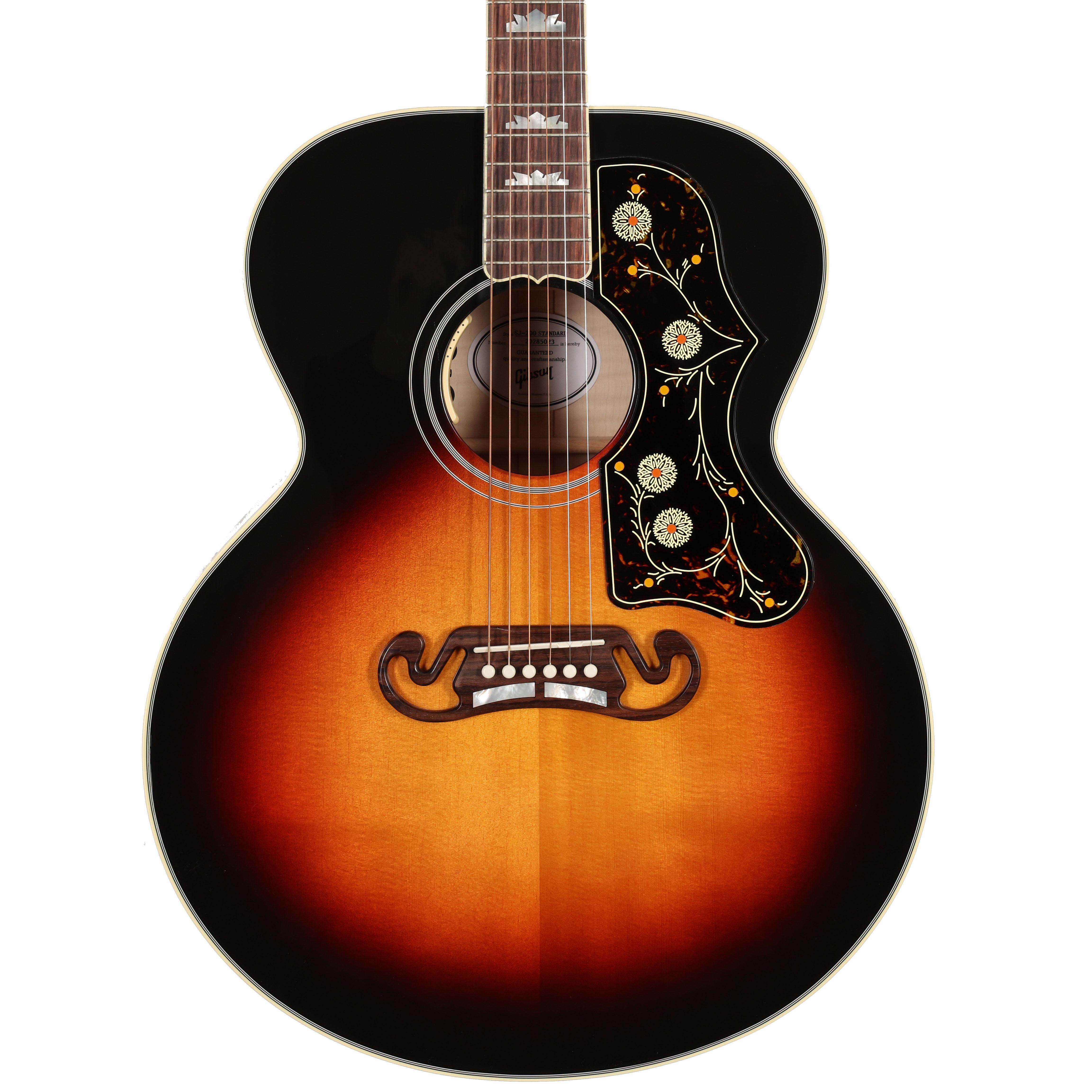 Gibson SJ-200 Standard Electro Acoustic Guitar in Tri Burst