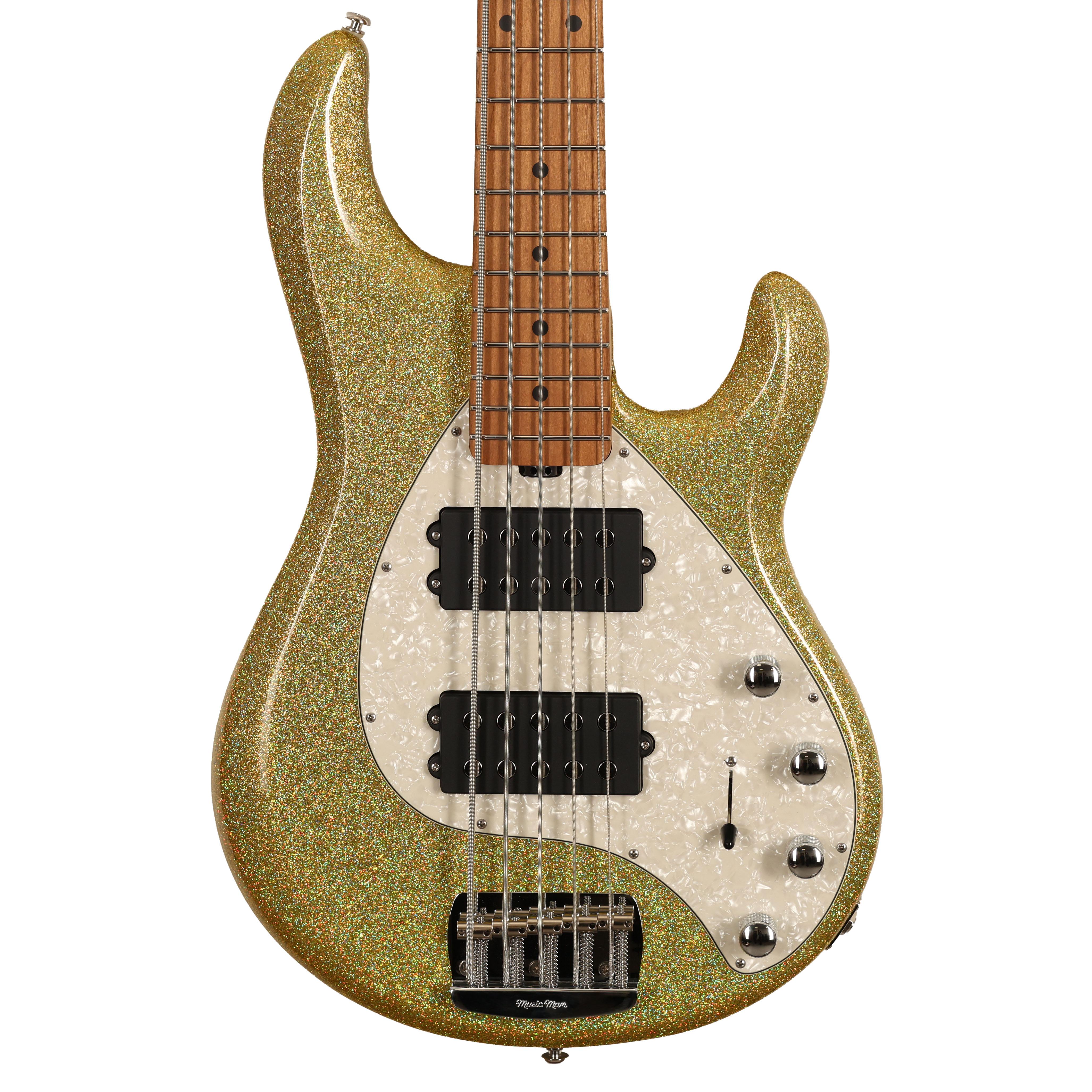 Music Man StingRay Special 5 HH Bass Guitar in Yellow Brick Road