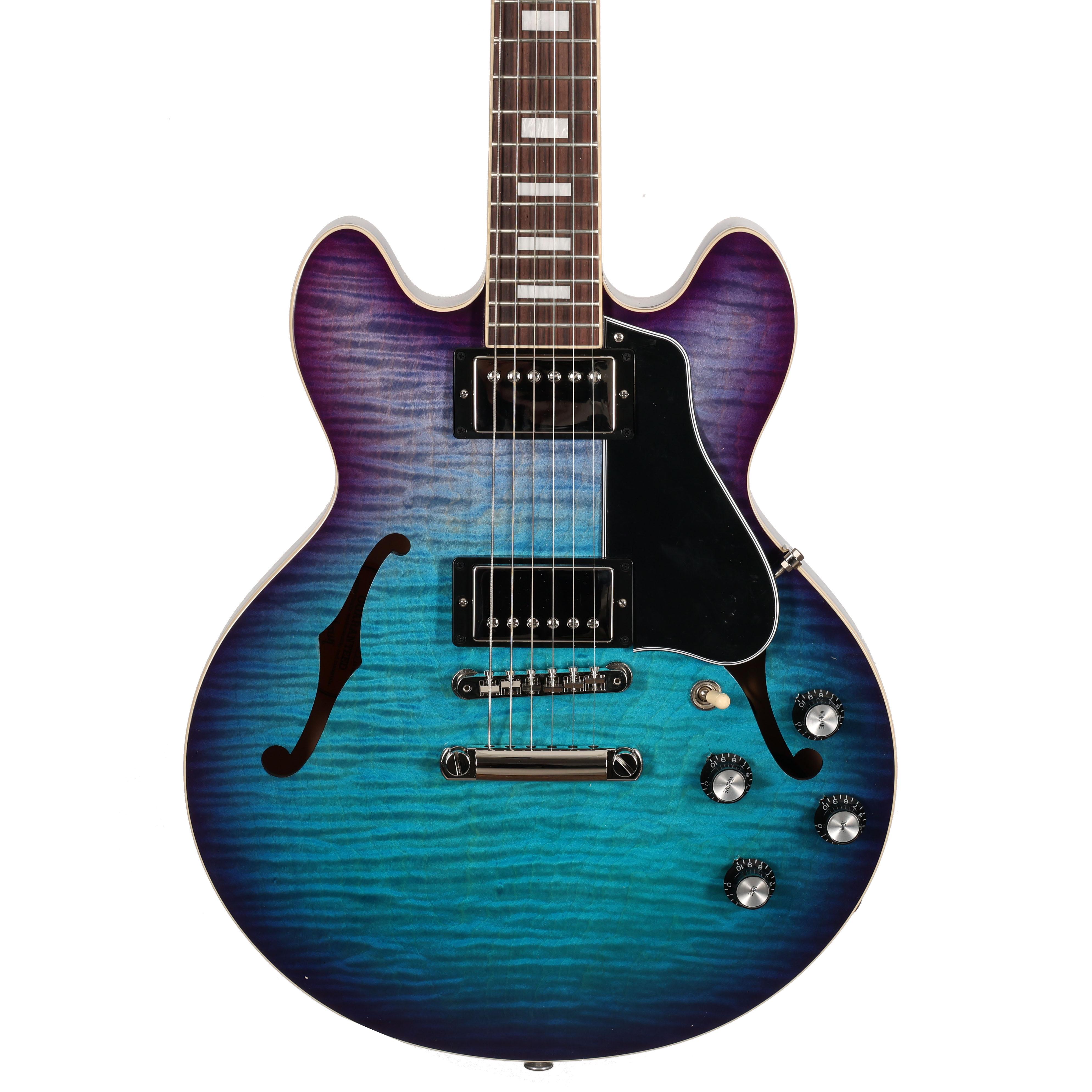 Gibson ES-339 Figured Semi Hollow Electric Guitar in Blueberry