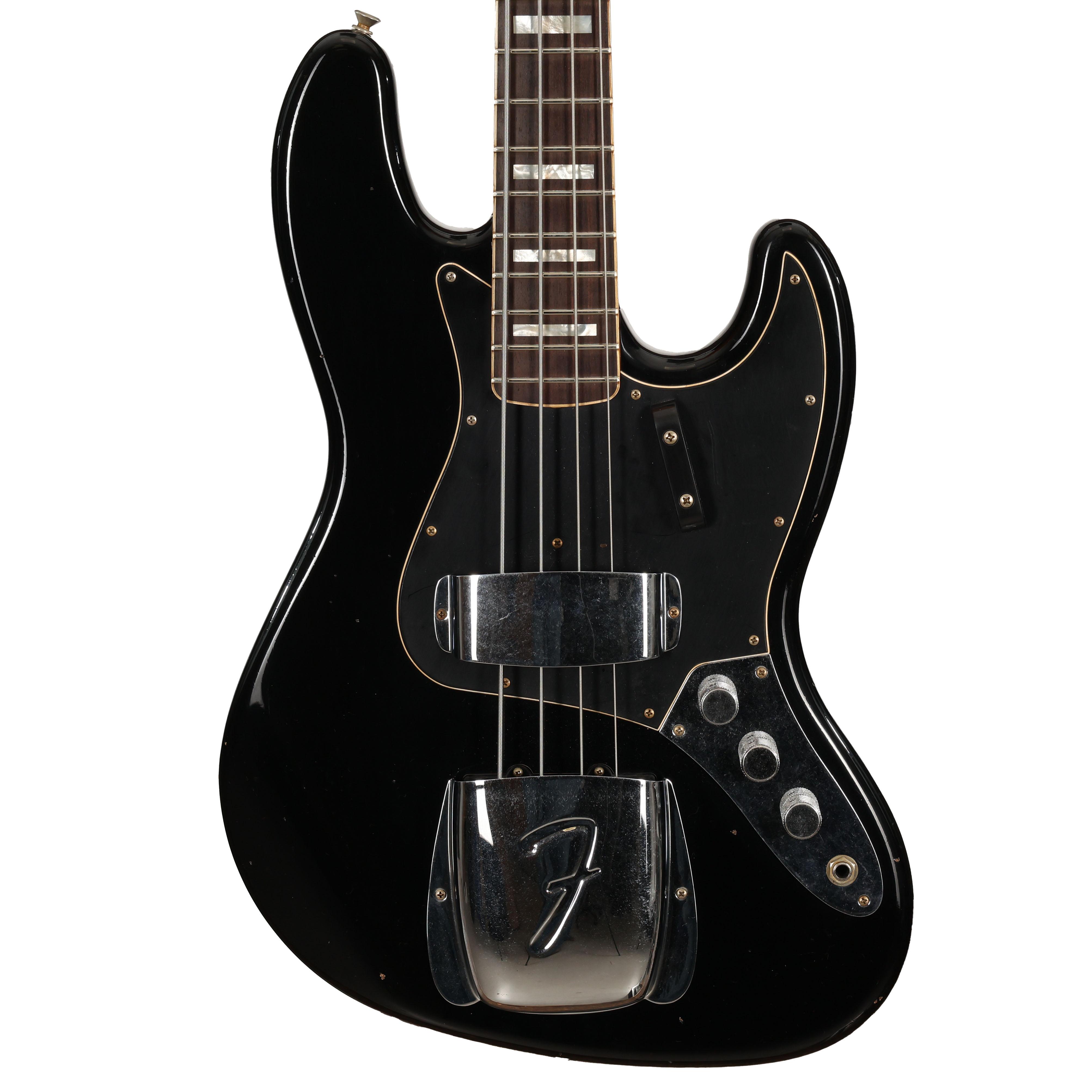 Fender JMJ Signature Road Worn Mustang Bass Guitar in Black