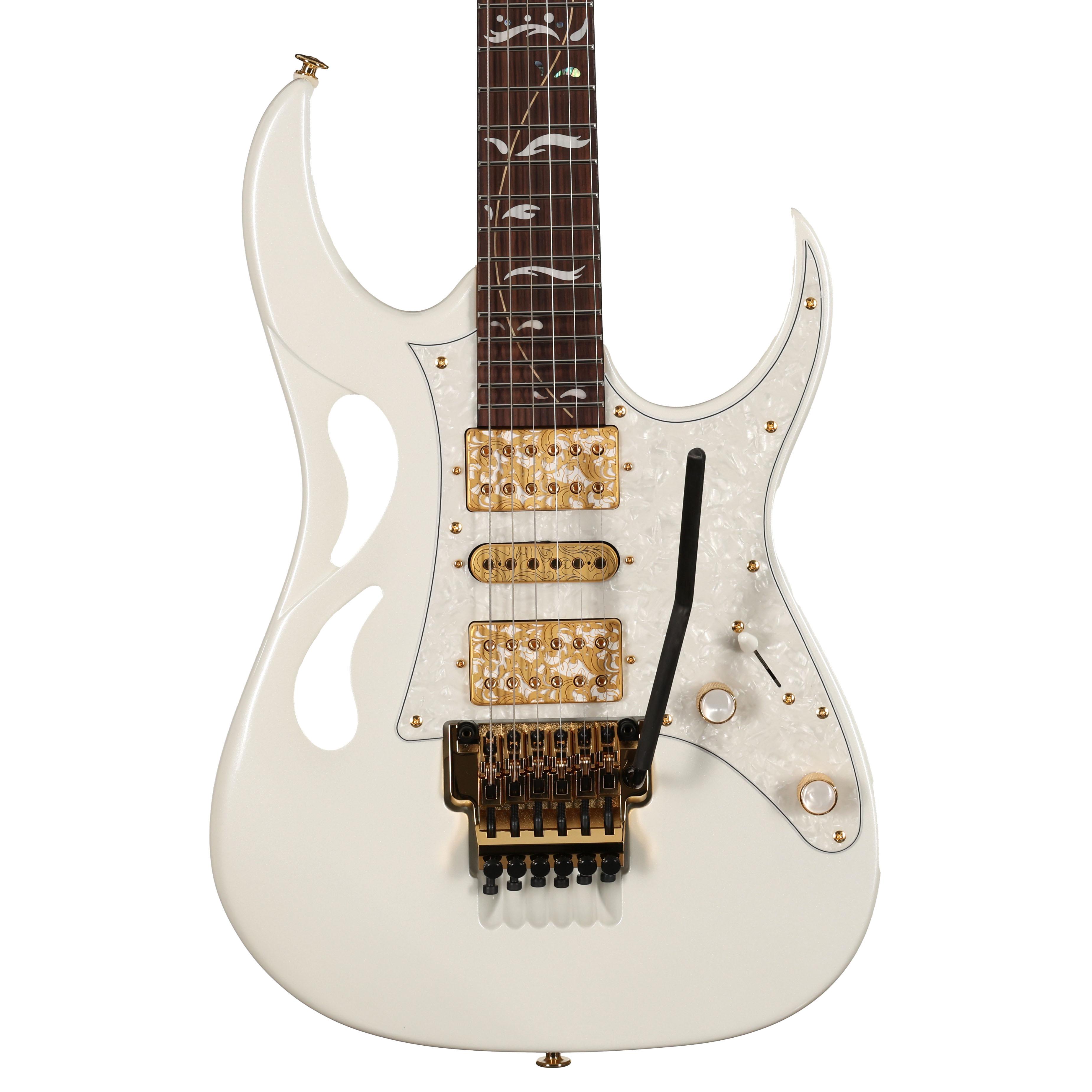 Ibanez Steve Vai Signature PIA Guitar in Onyx Black - Andertons
