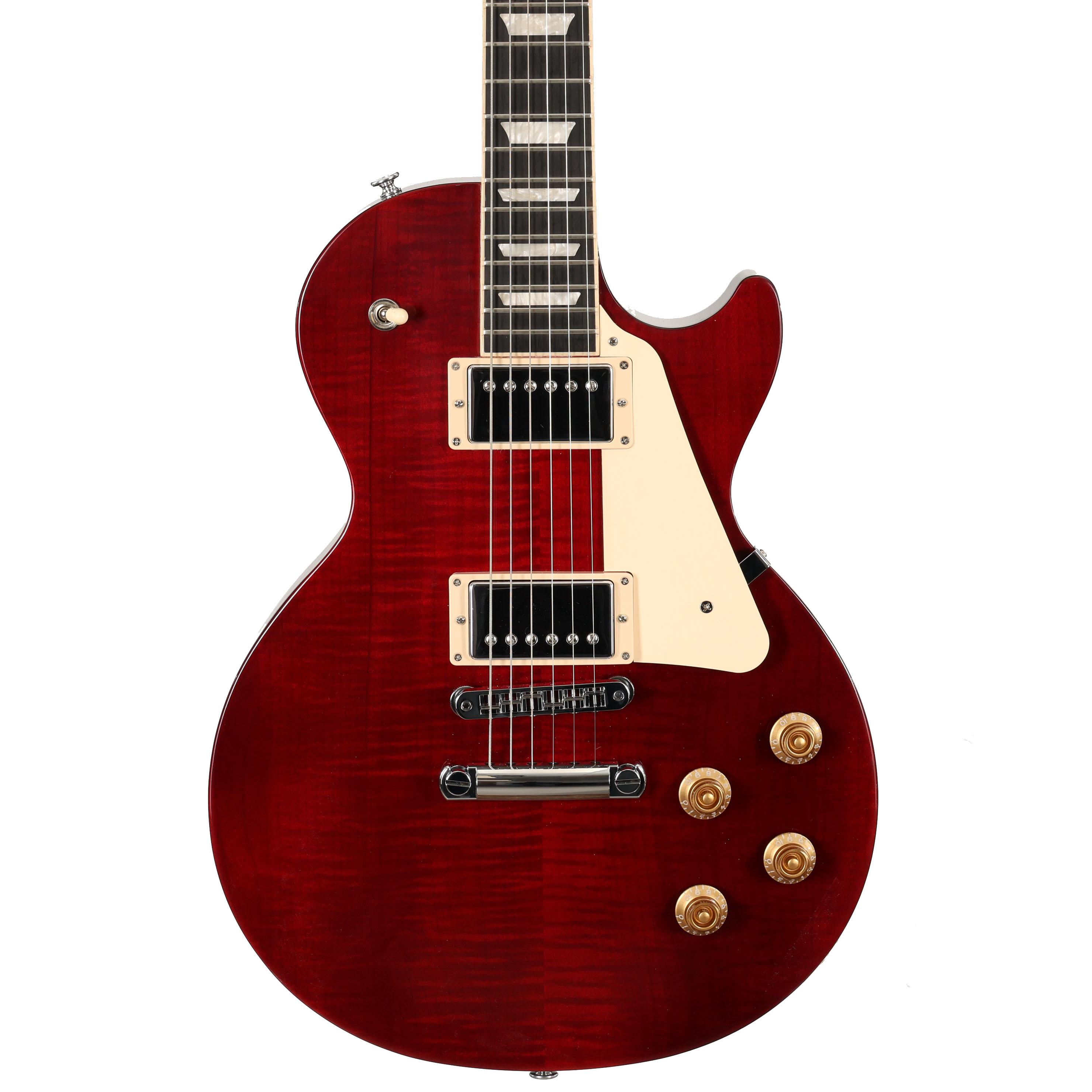 Gibson Les Paul Studio Figured in Wine Red with Gold Hardware