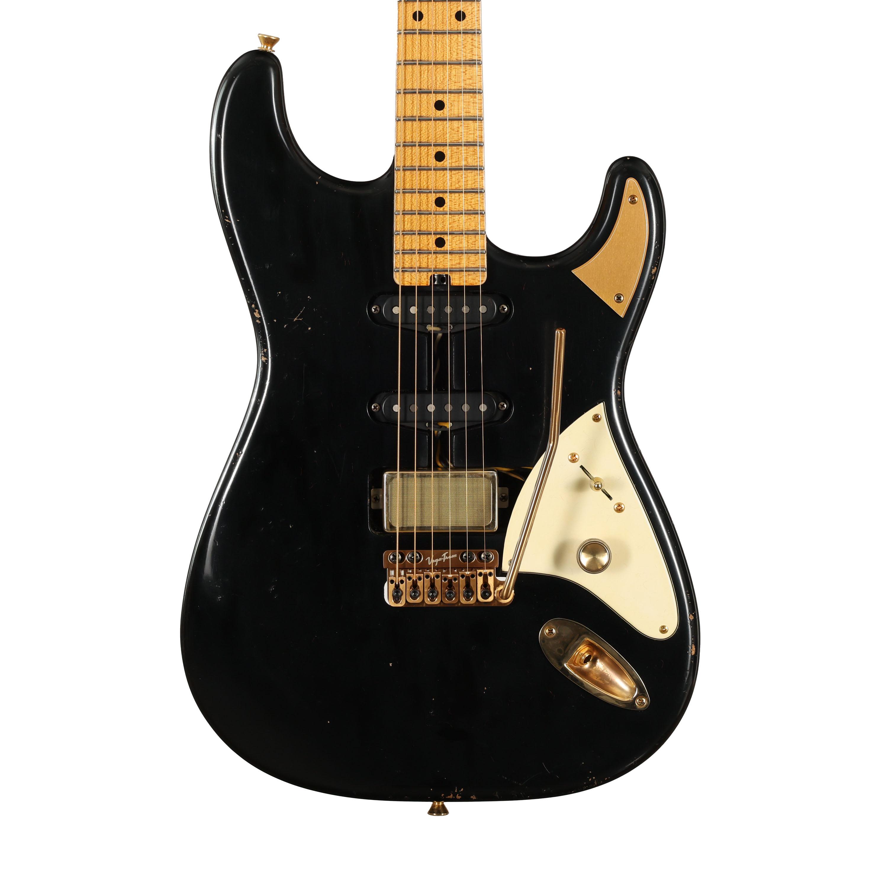 Shabat Guitars Lynx DZ Dweezil Zappa Signature Electric Guitar in Black Gold Shabat Guitars Lynx DZ Dweezil Zappa Signature Electric Guitar in Black Gold