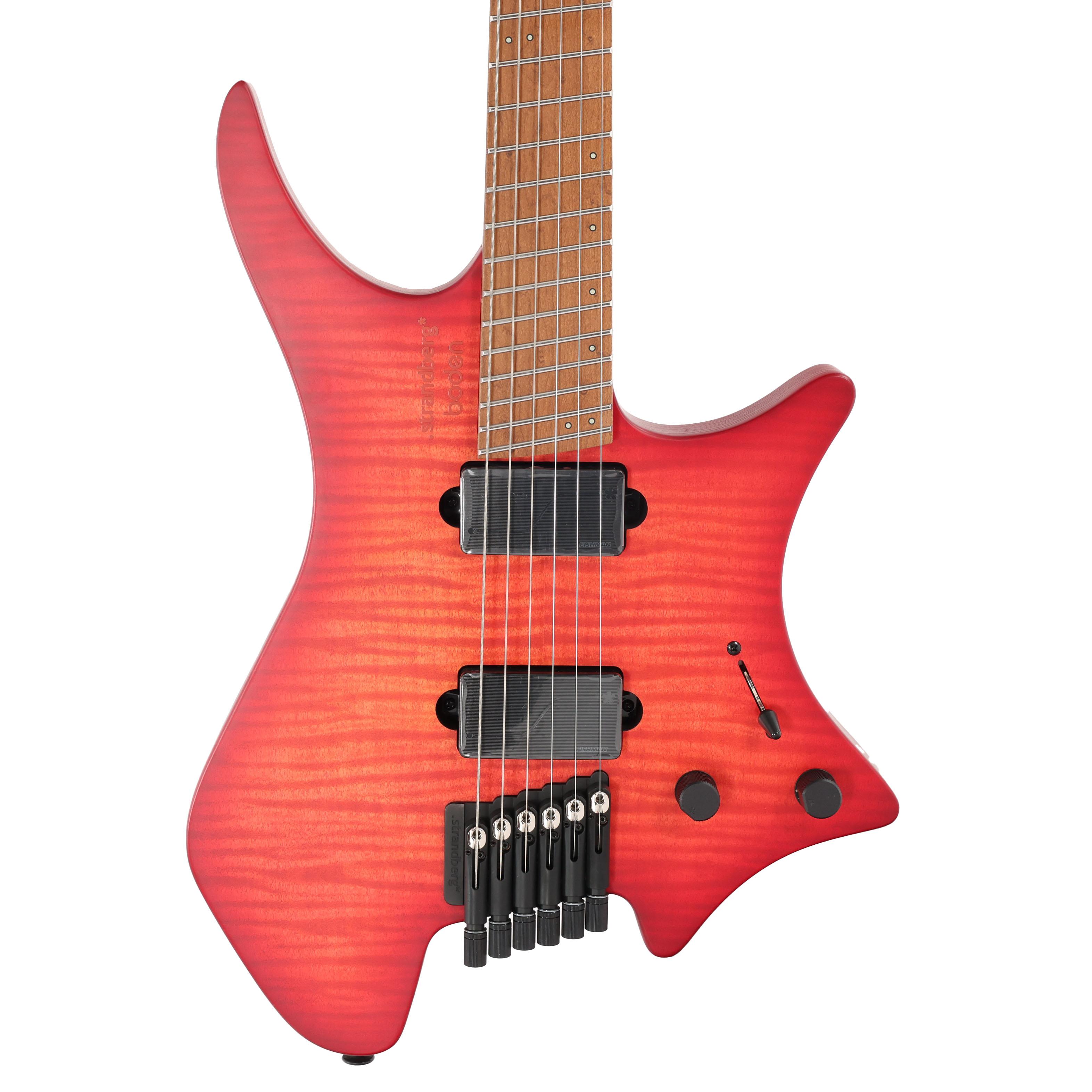 Strandberg Boden Original N2 6-String Electric Guitar in Sunset Coral Burst Satin