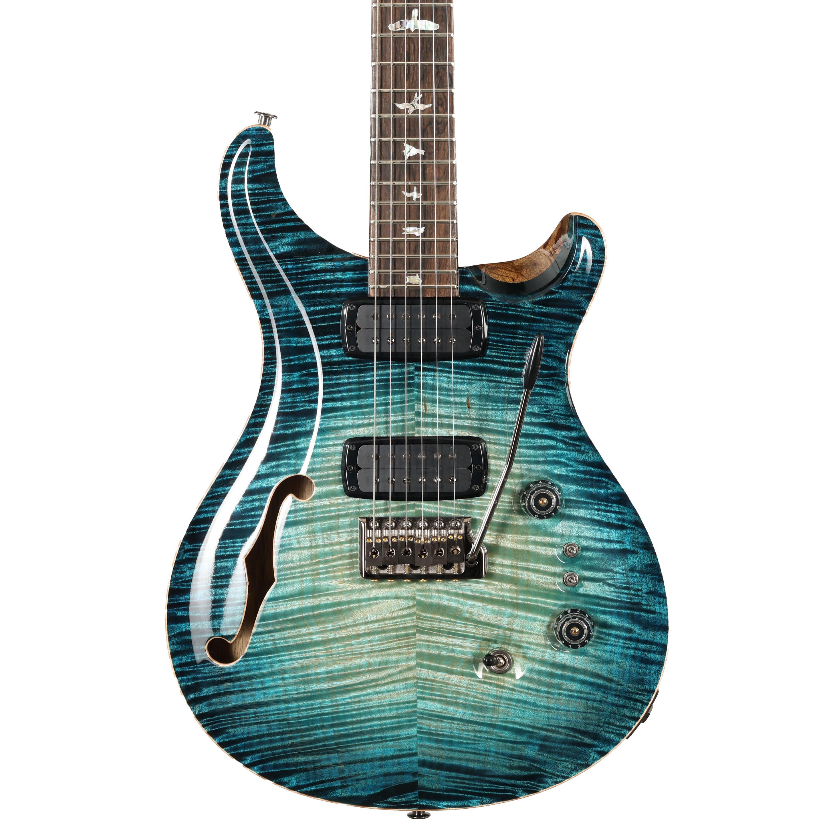 PRS Custom 24-08 Electric Guitar in River Blue Pearl - Andertons