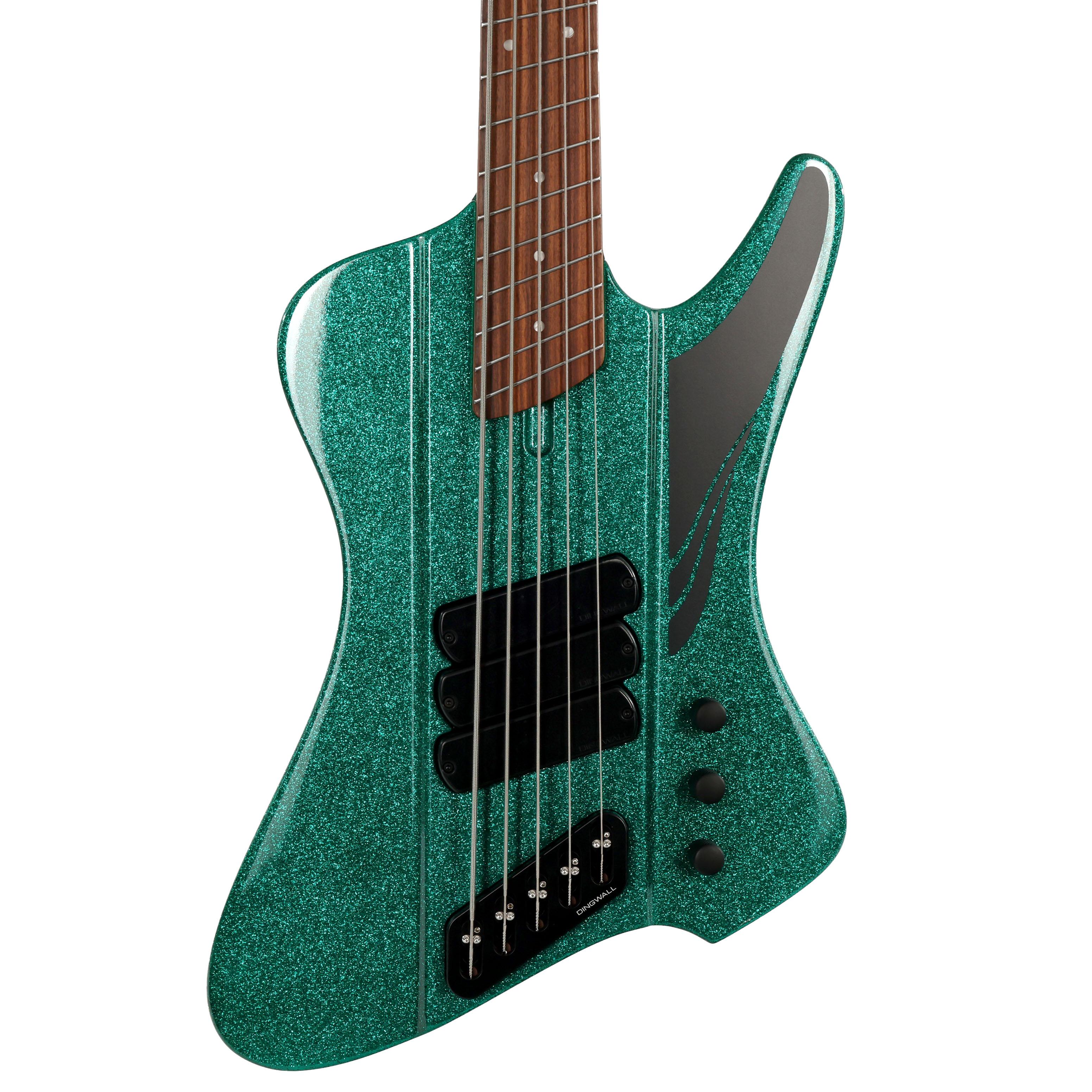 Dingwall D-Roc Standard 5-String Bass Guitar in Gloss Metalflake Aquamarine Dingwall D-Roc Standard 5-String Bass Guitar in Gloss Metalflake Aquamarine