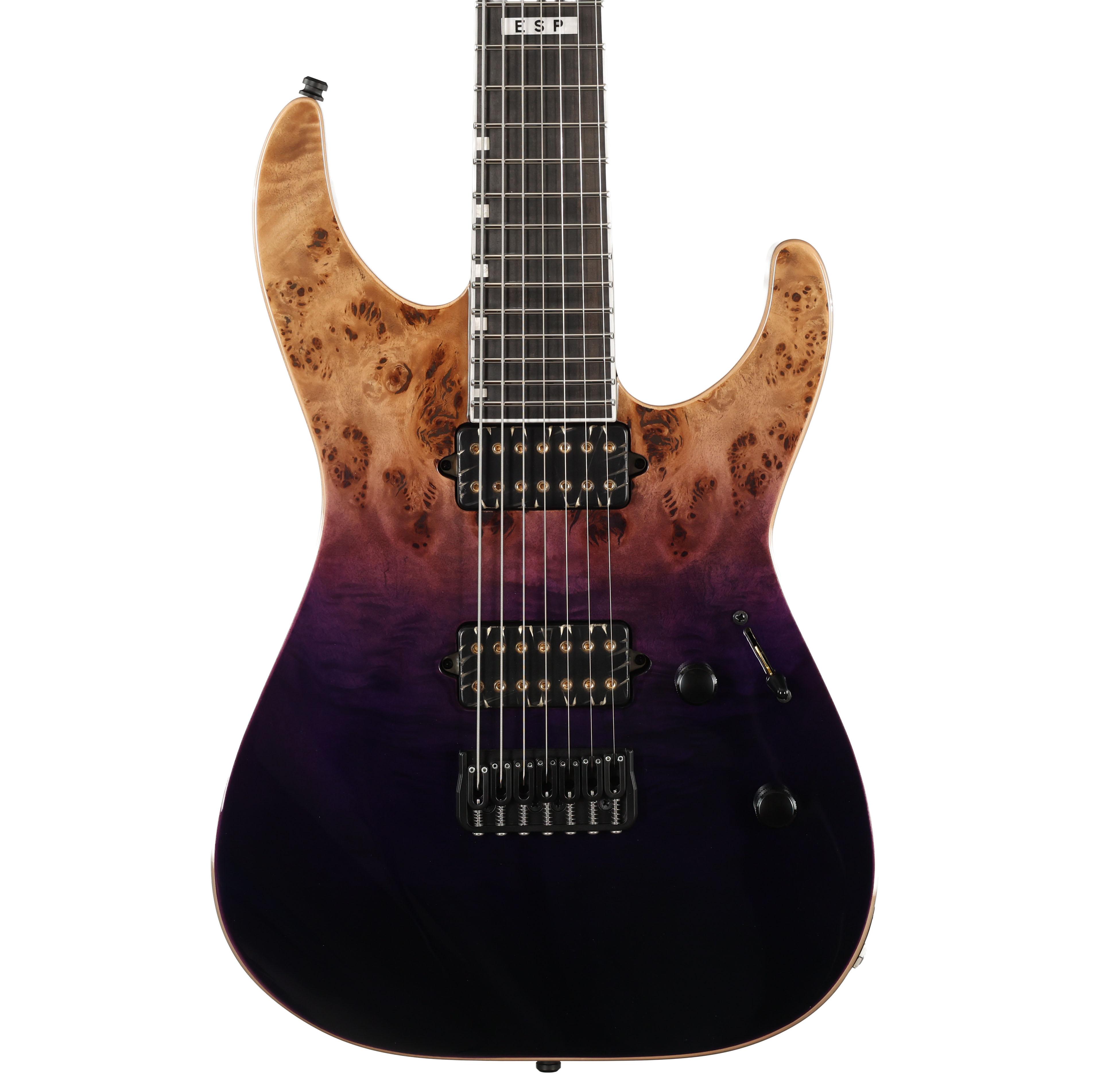 ESP E-II M-II 7 NT in Purple Natural Fade