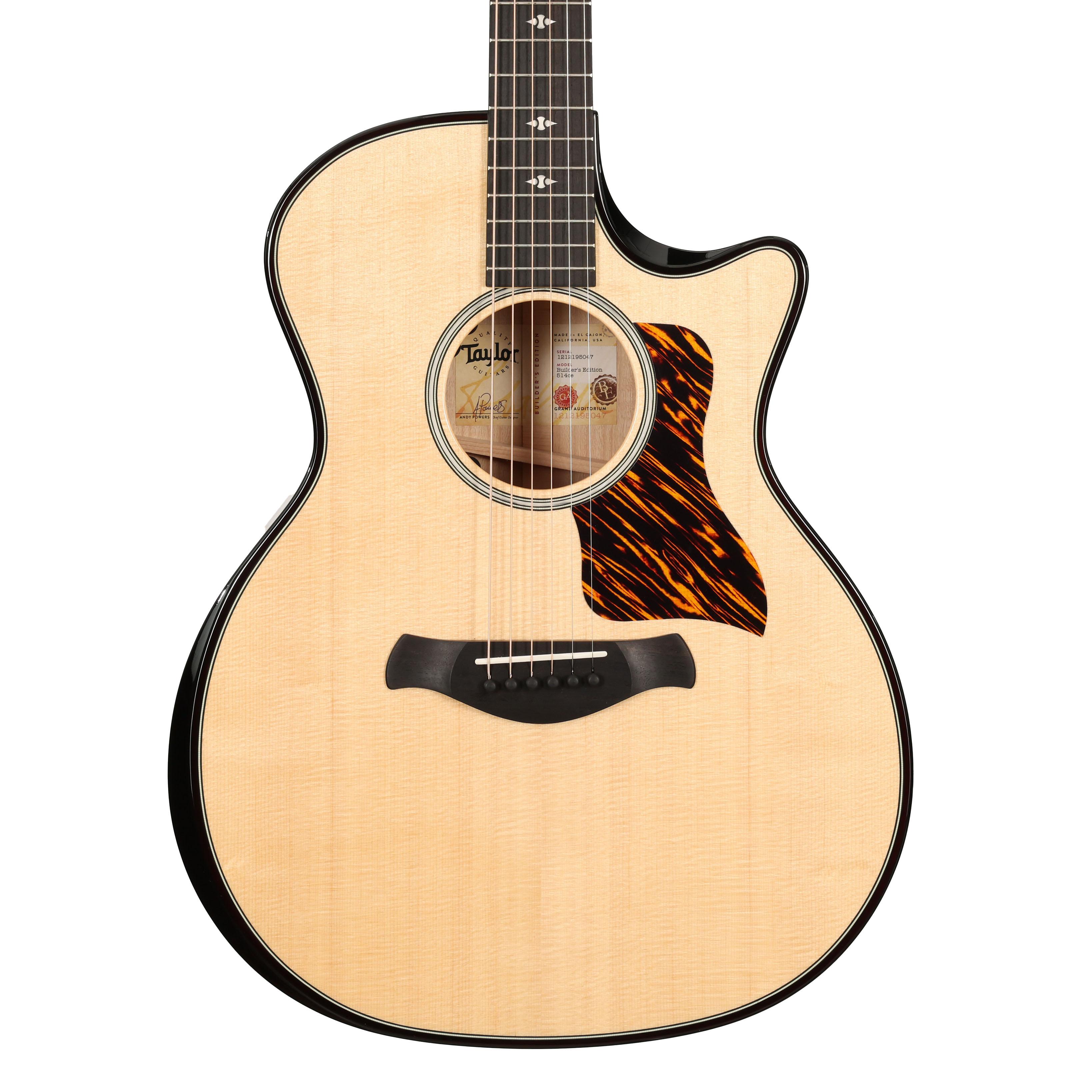 Taylor Next Generation 514ce Builders Edition Electro Acoustic Guitar in Natural Taylor Next Generation 514ce Builders Edition Electro Acoustic Guitar in Natural