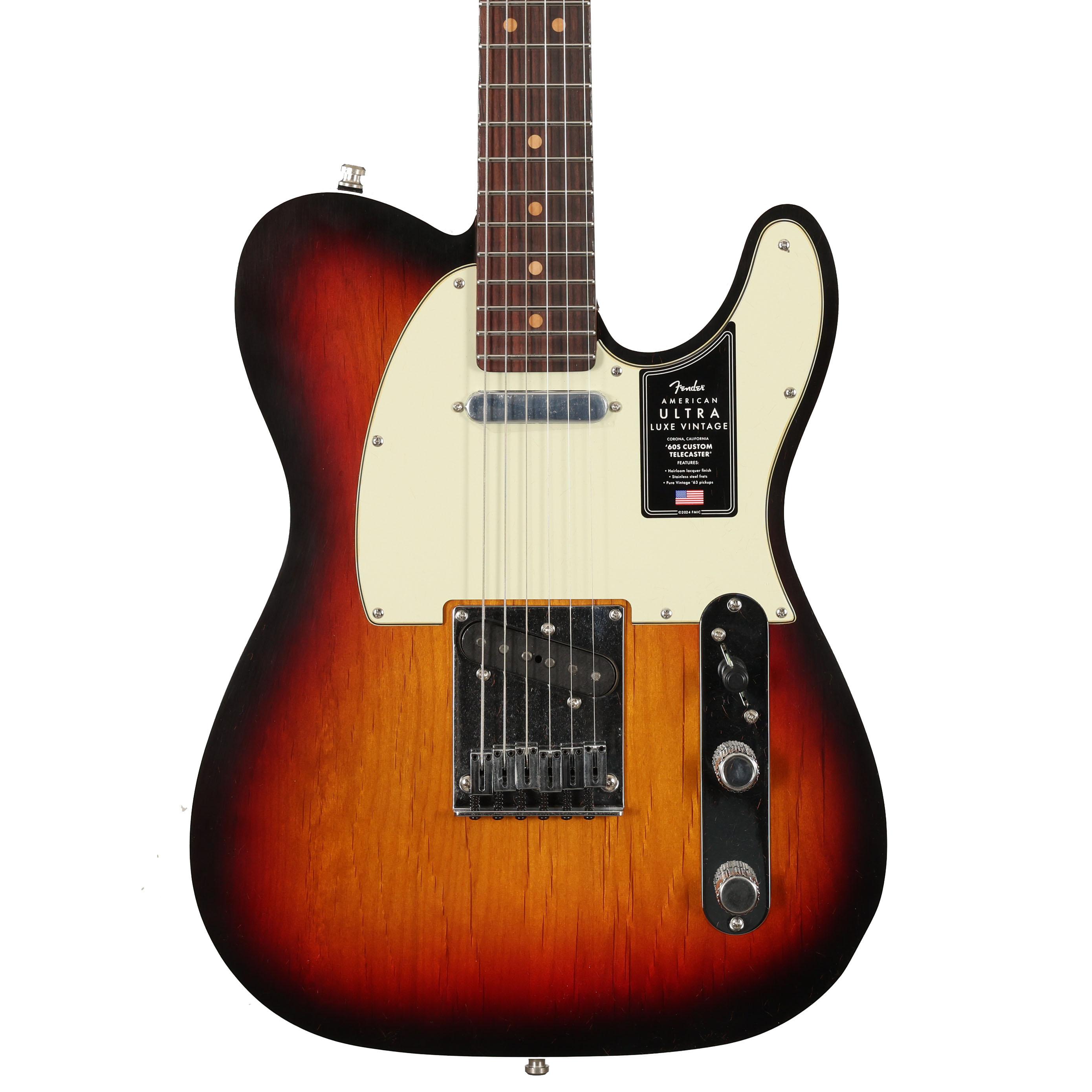 Fender American Ultra Luxe Vintage '60s Telecaster Custom in 3-Colour Sunburst Fender American Ultra Luxe Vintage '60s Telecaster Custom in 3-Colour Sunburst