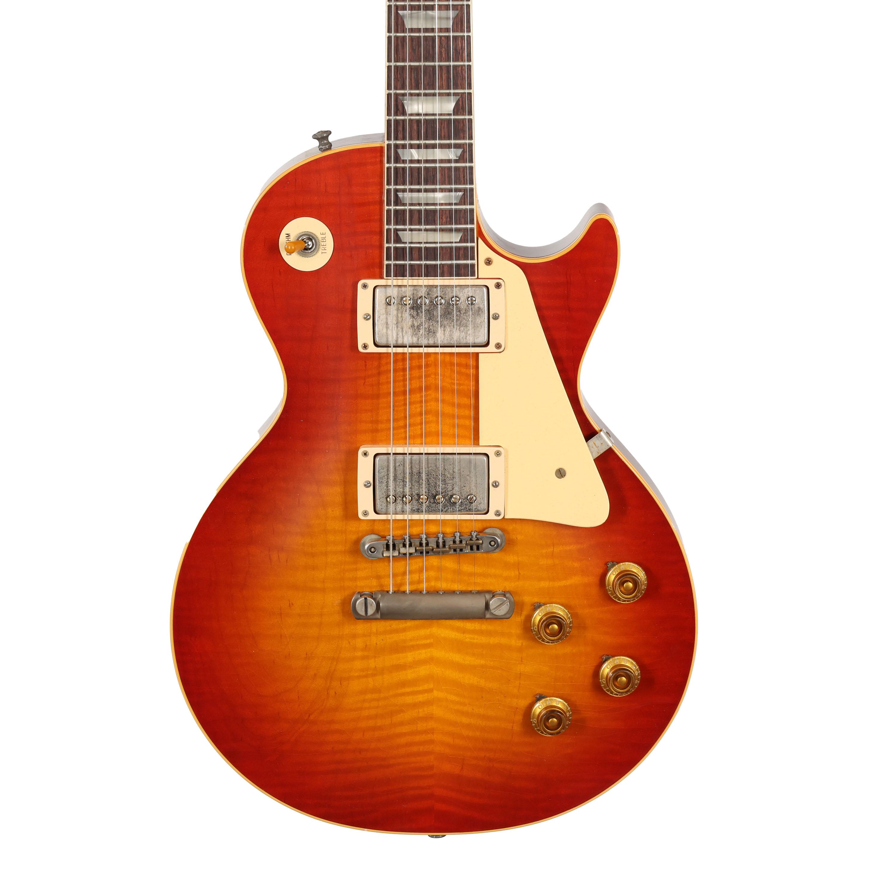 Gibson Custom Shop Murphy Lab 1959 Les Paul Standard Reissue Ultra Light Aged Electric Guitar in Sunrise Tea Burst Gibson Custom Shop Murphy Lab 1959 Les Paul Standard Reissue Ultra Light Aged Electric Guitar in Sunrise Tea Burst