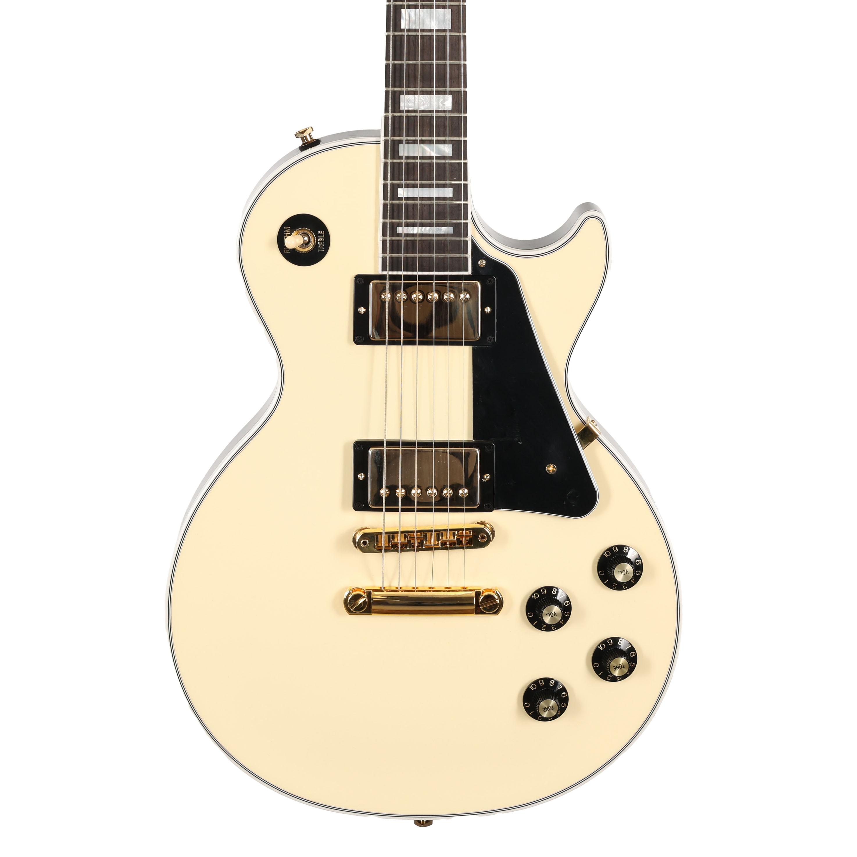 Gibson Custom Shop Les Paul Custom in Alpine White - Andertons