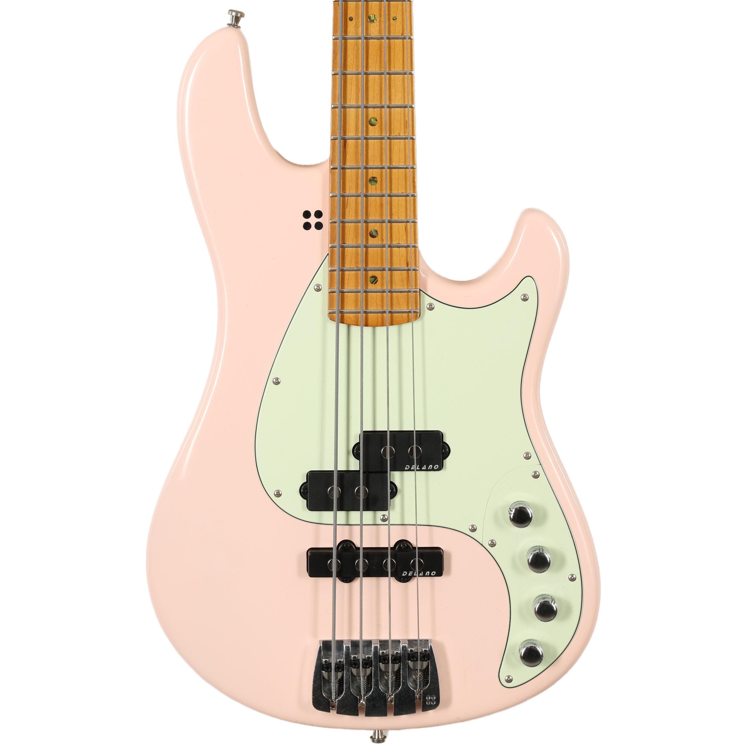 Sandberg California V VT Bass Guitar in Soft Aged Shell Pink Sandberg California V VT Bass Guitar in Soft Aged Shell Pink