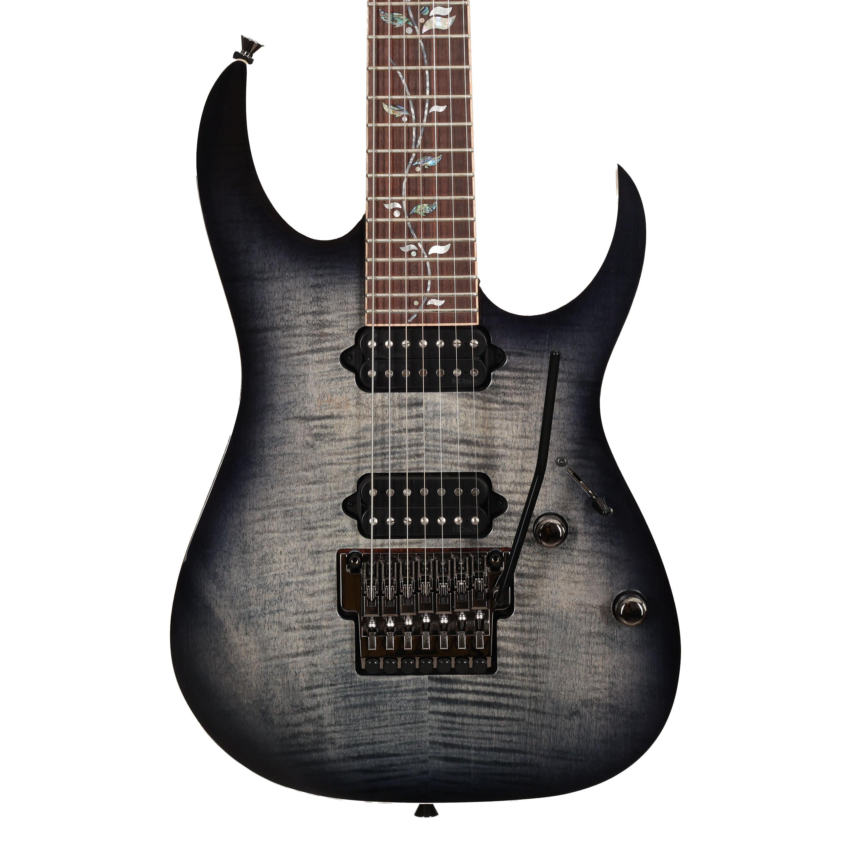 Ann　Ibanez RG8670 VV J-CUSTOM Ibanez RG J-CUSTOM Axe Design Lab in Black Rutile - Andertons