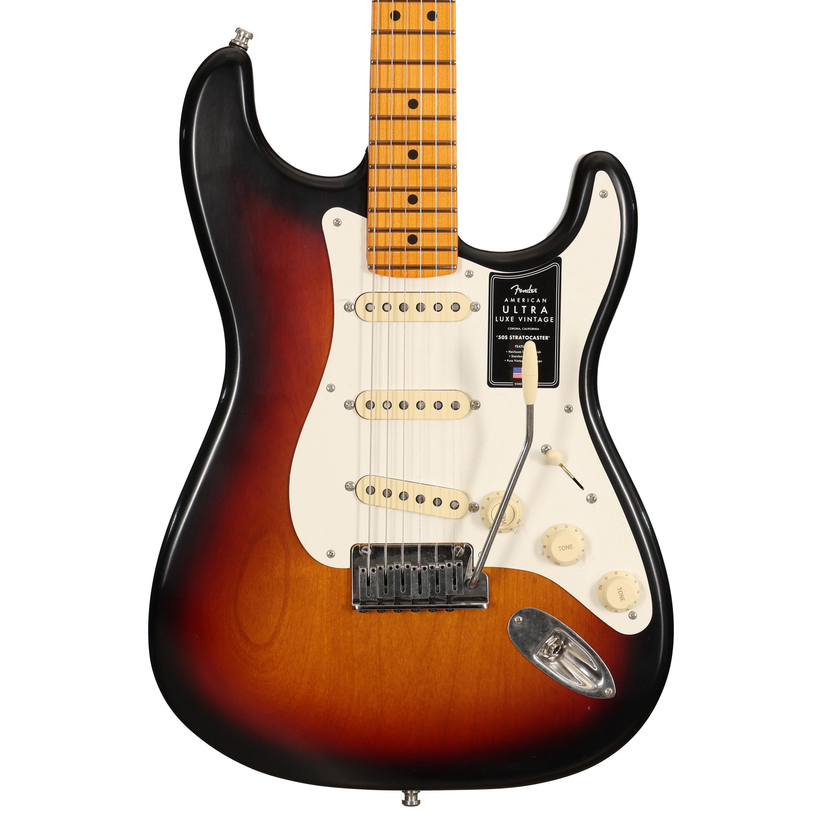 Fender American Ultra Luxe Vintage '50s Stratocaster in 3-Colour Sunburst Fender American Ultra Luxe Vintage '50s Stratocaster in 3-Colour Sunburst