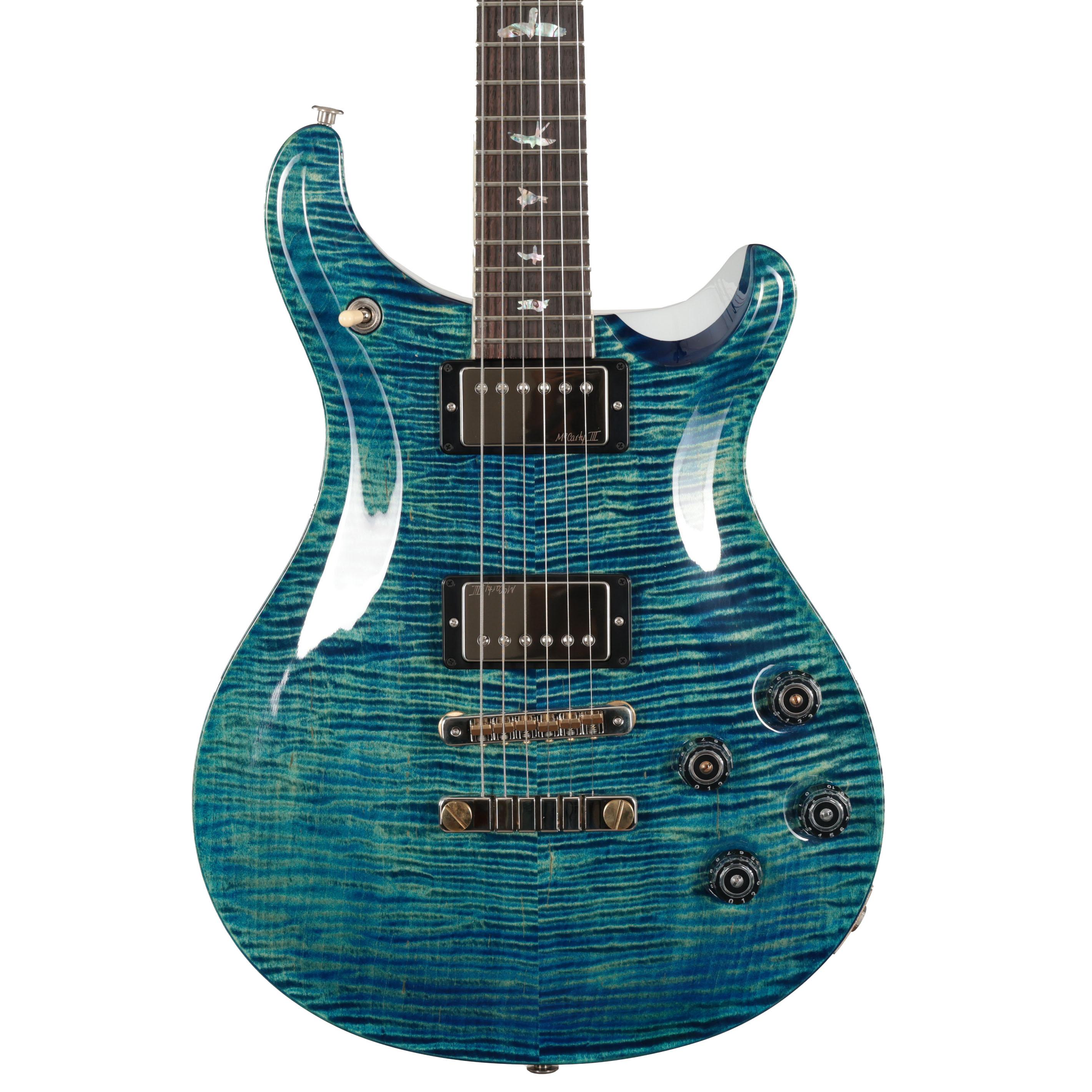 PRS Custom 24-08 Electric Guitar in River Blue Pearl - Andertons