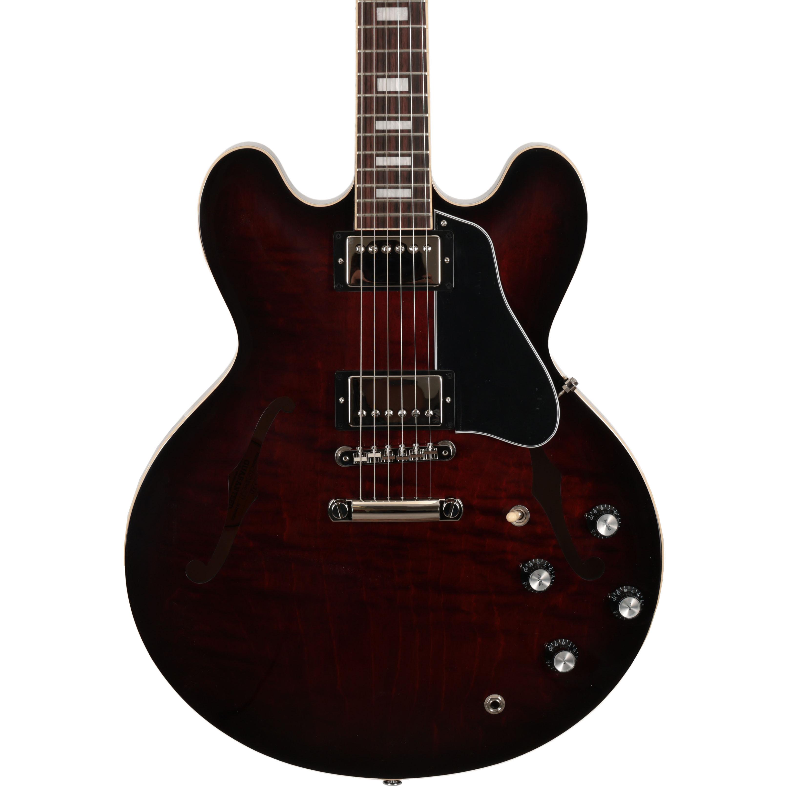 Gibson ES-335 Figured in Deep Ocean Burst - Andertons Music Co.