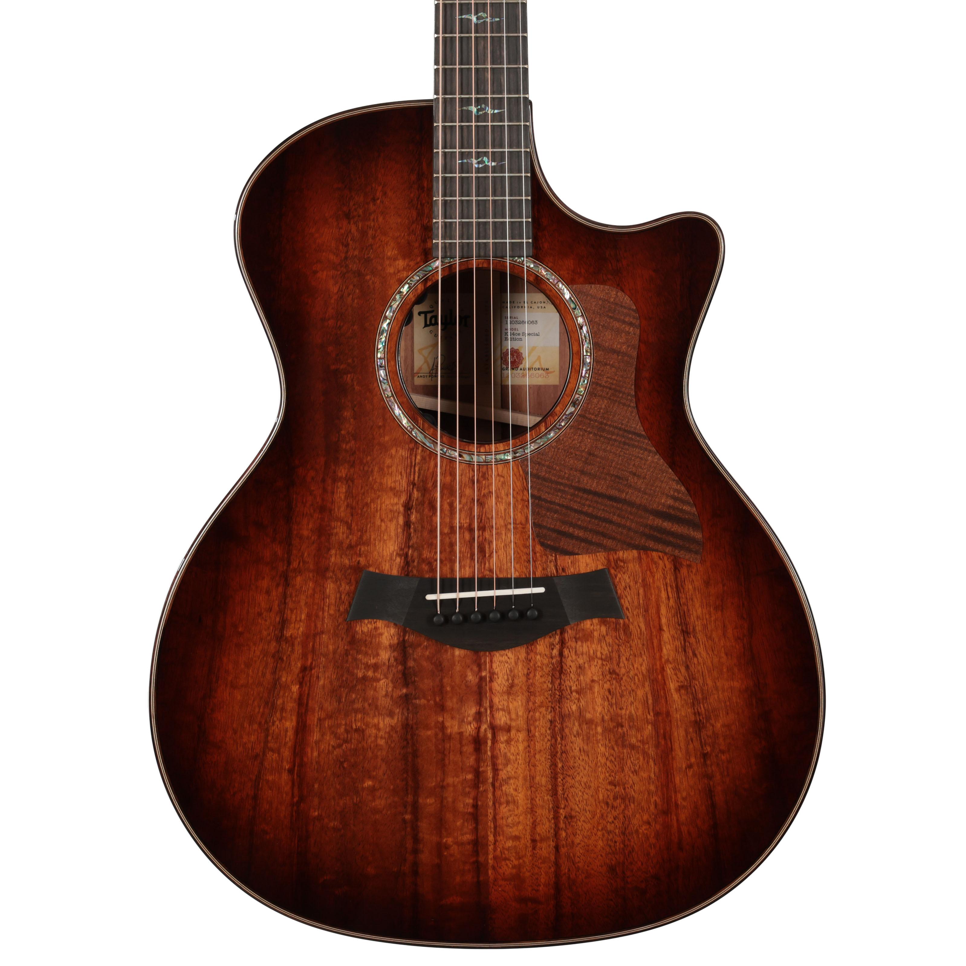 Taylor Next Generation K24ce Special Edition Hawaiian Koa Electro Acoustic Guitar in Shaded Edgeburst Taylor Next Generation K24ce Special Edition Hawaiian Koa Electro Acoustic Guitar in Shaded Edgeburst