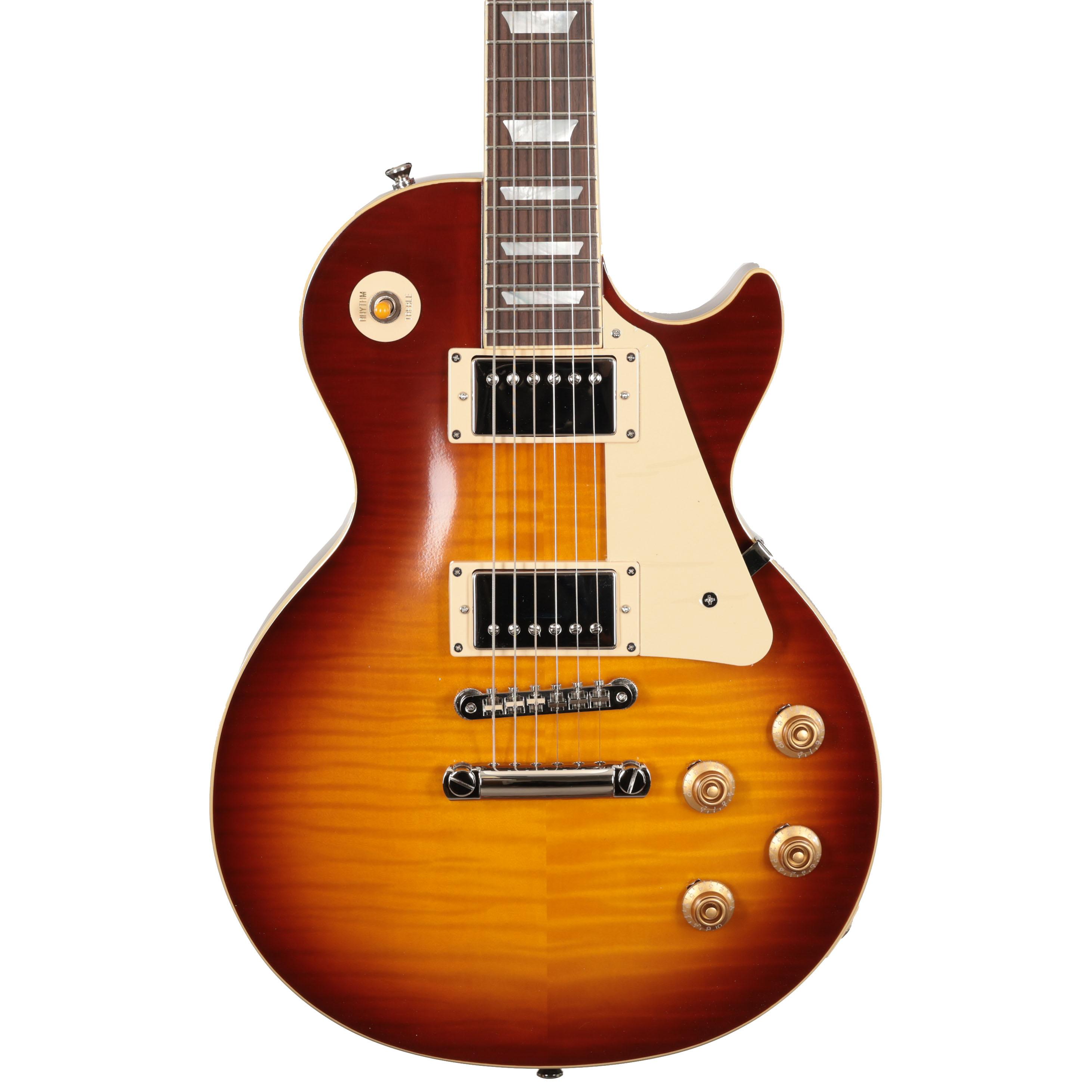 Epiphone Inspired by Gibson Custom 1959 Les Paul Standard Reissue Electric Guitar in Golden Poppy Burst