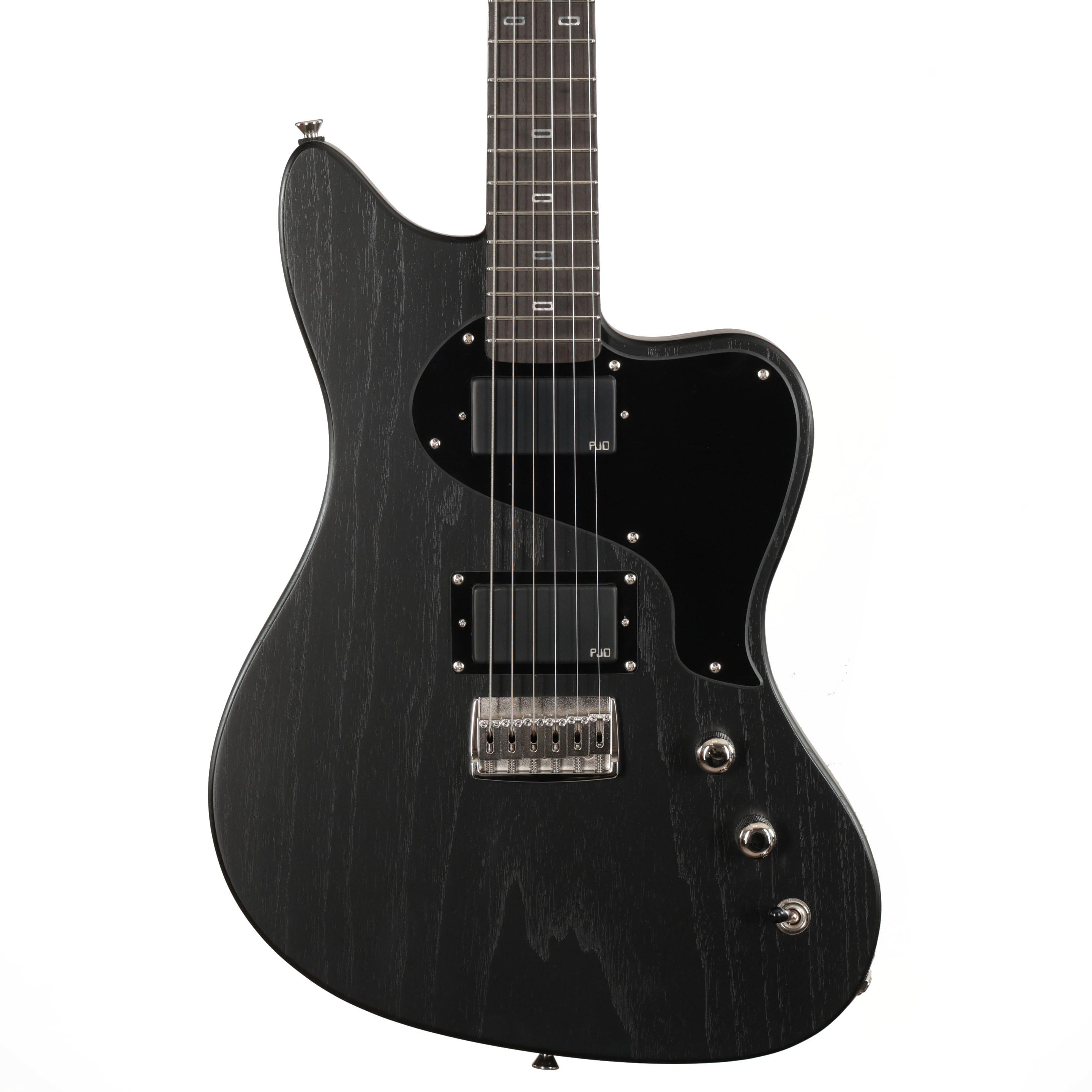 PJD Custom Shop St John Stealth Electric Guitar with Flame Maple Neck in Black PJD Custom Shop St John Stealth Electric Guitar with Flame Maple Neck in Black
