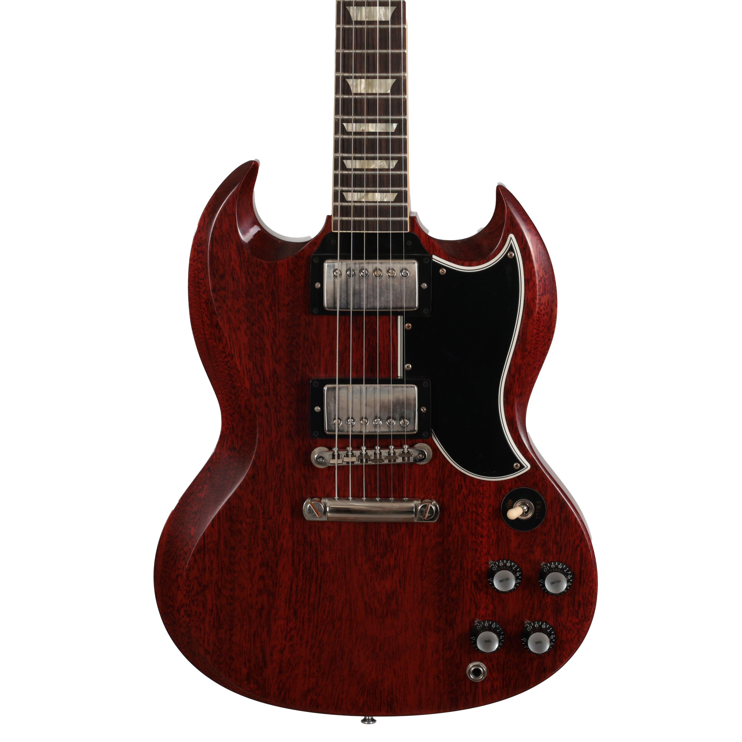 Gibson Custom Shop 1961 Les Paul SG Standard Reissue Stop-Bar VOS in Cherry Red