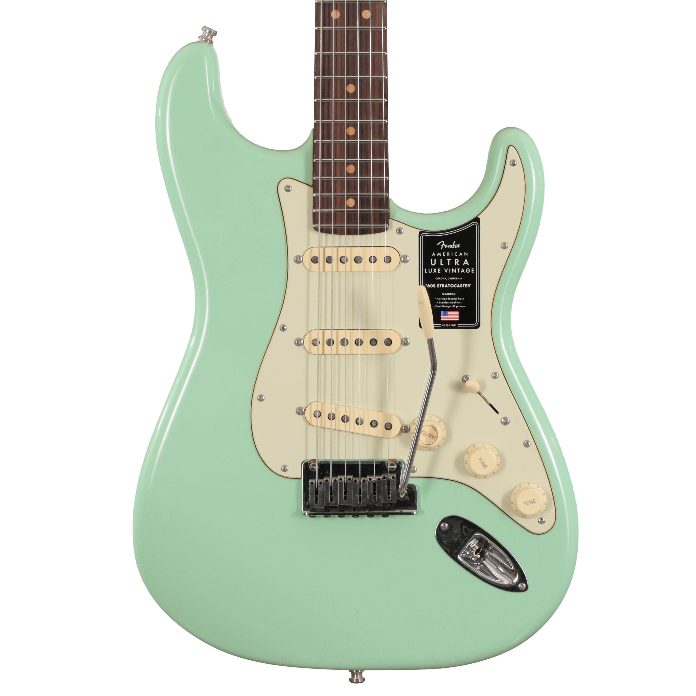 Fender American Ultra Luxe Vintage '60s Stratocaster in Surf Green