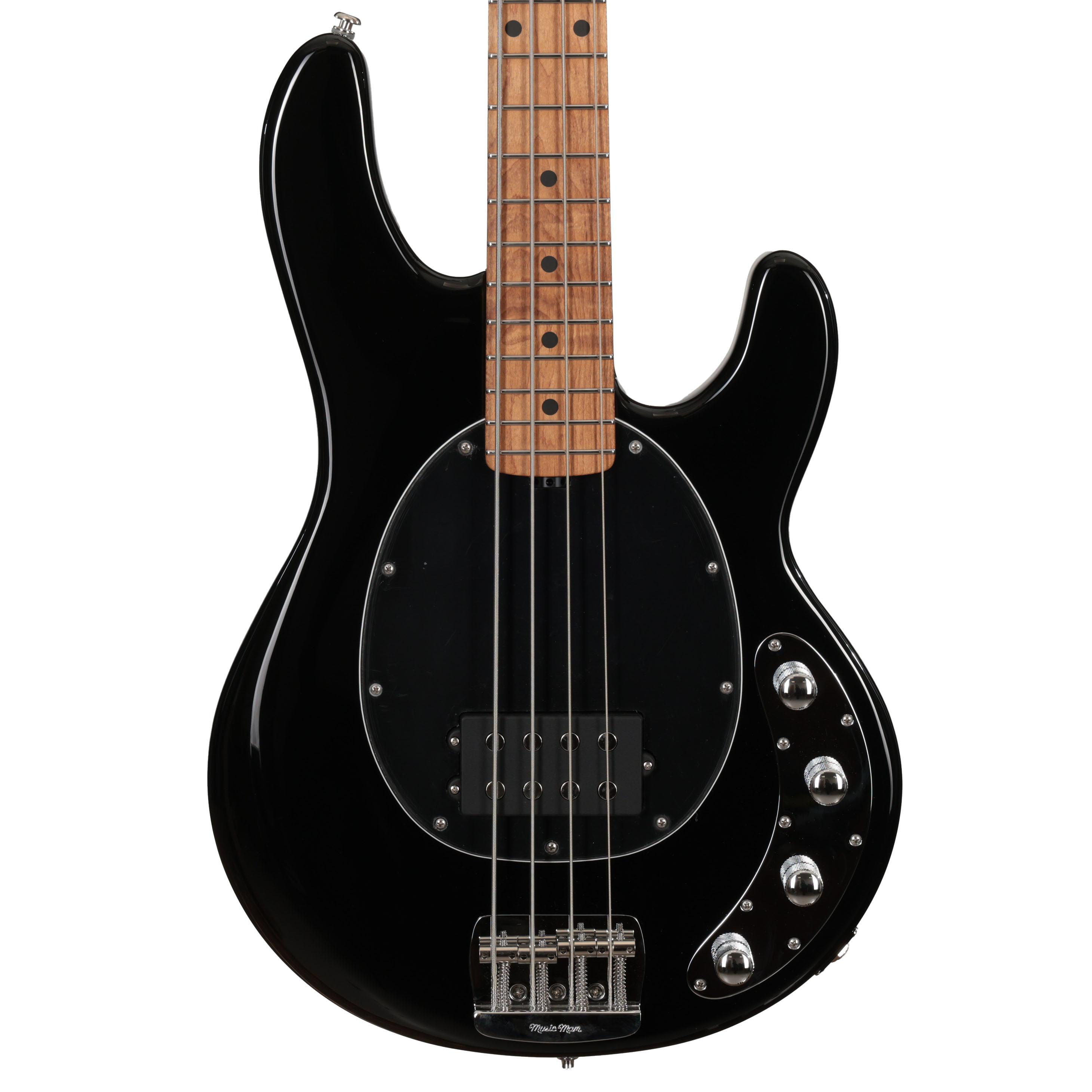 Music Man StingRay Special - Black - Roasted Maple/Maple - Black PG - Chrome Music Man StingRay Special - Black - Roasted Maple/Maple - Black PG - Chrome