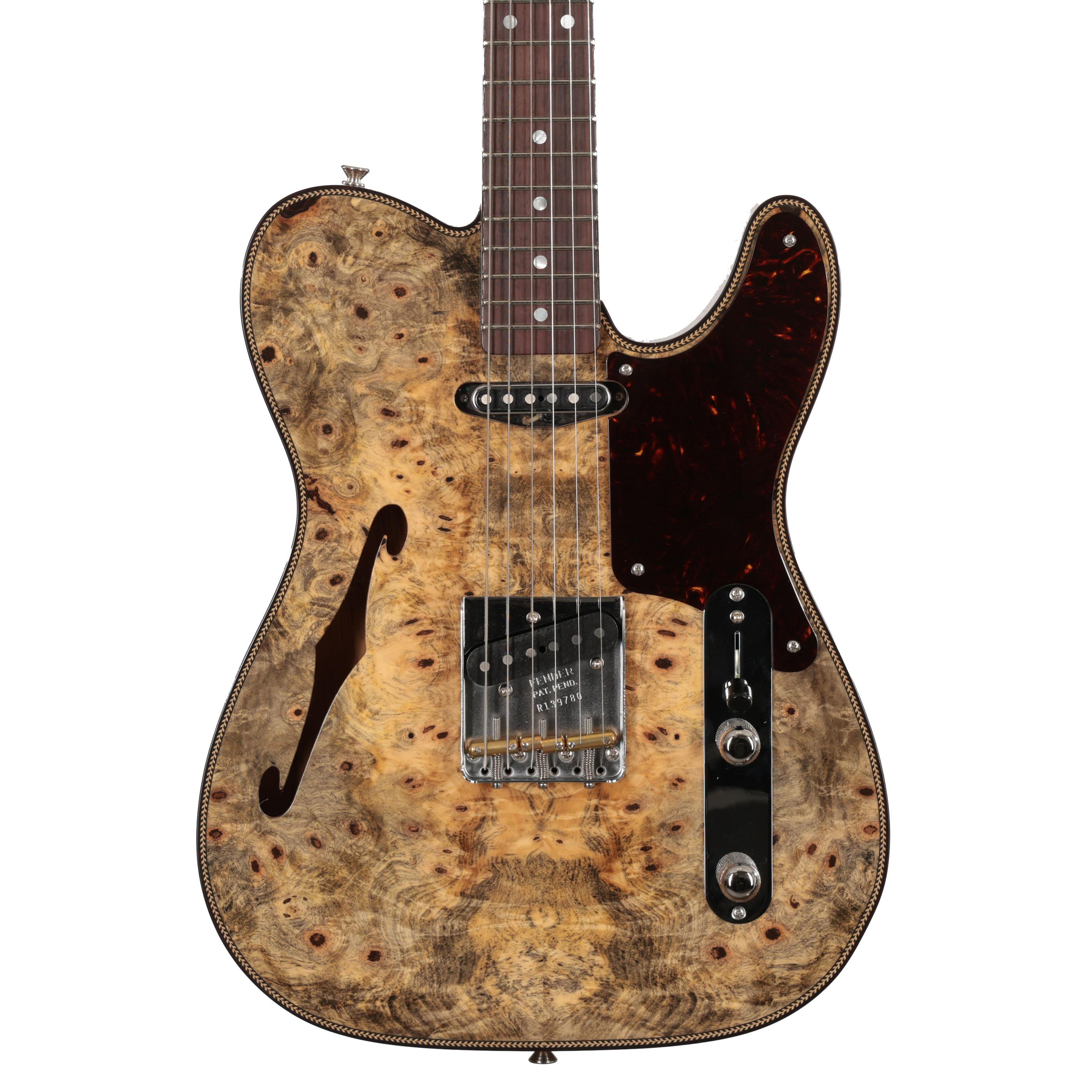 Fender Custom Shop Artisan Buckeye Burl Double Esquire in Aged Natural Fender Custom Shop Artisan Buckeye Burl Double Esquire in Aged Natural
