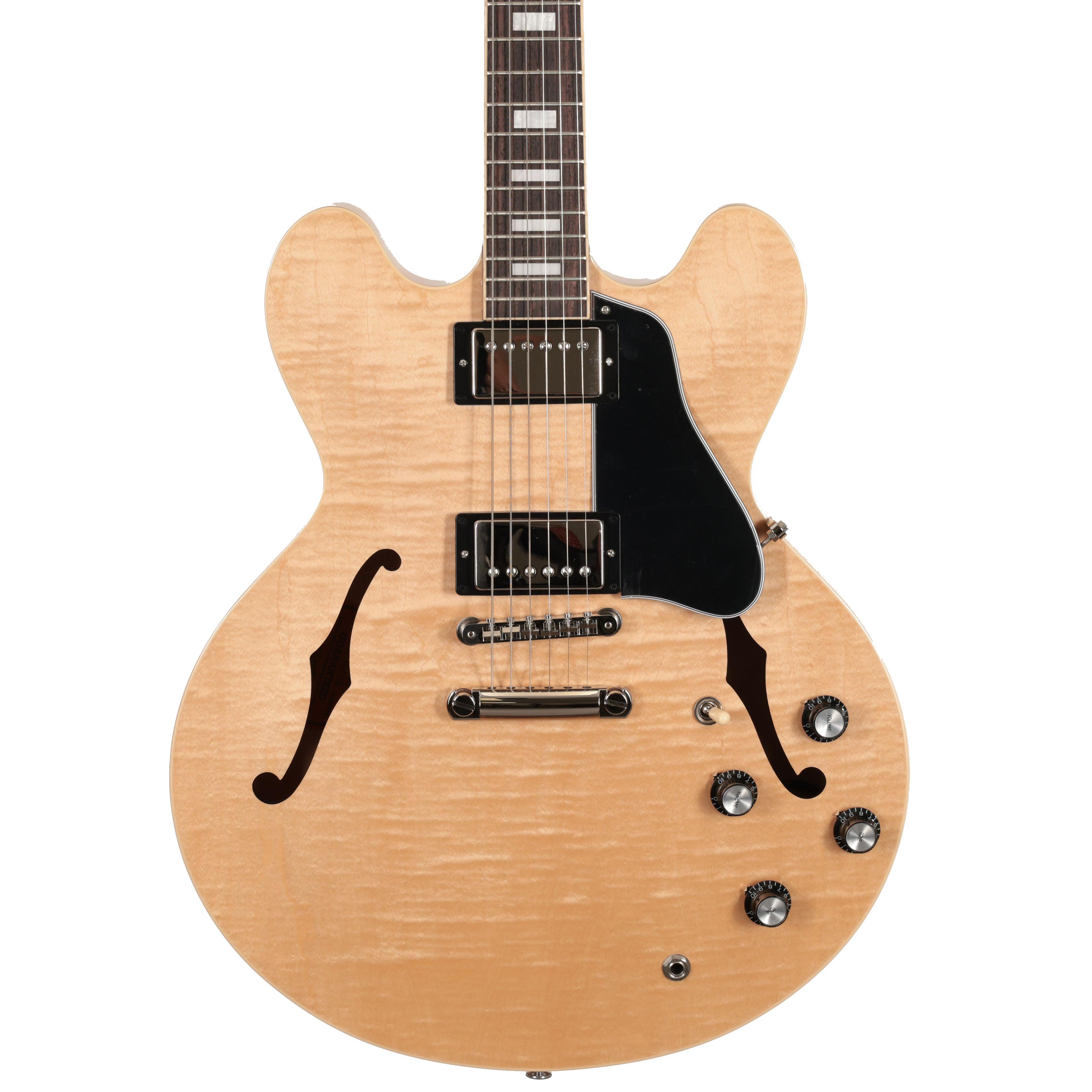 Gibson ES-335 Figured Semi Hollow Electric Guitar in Antique Natural