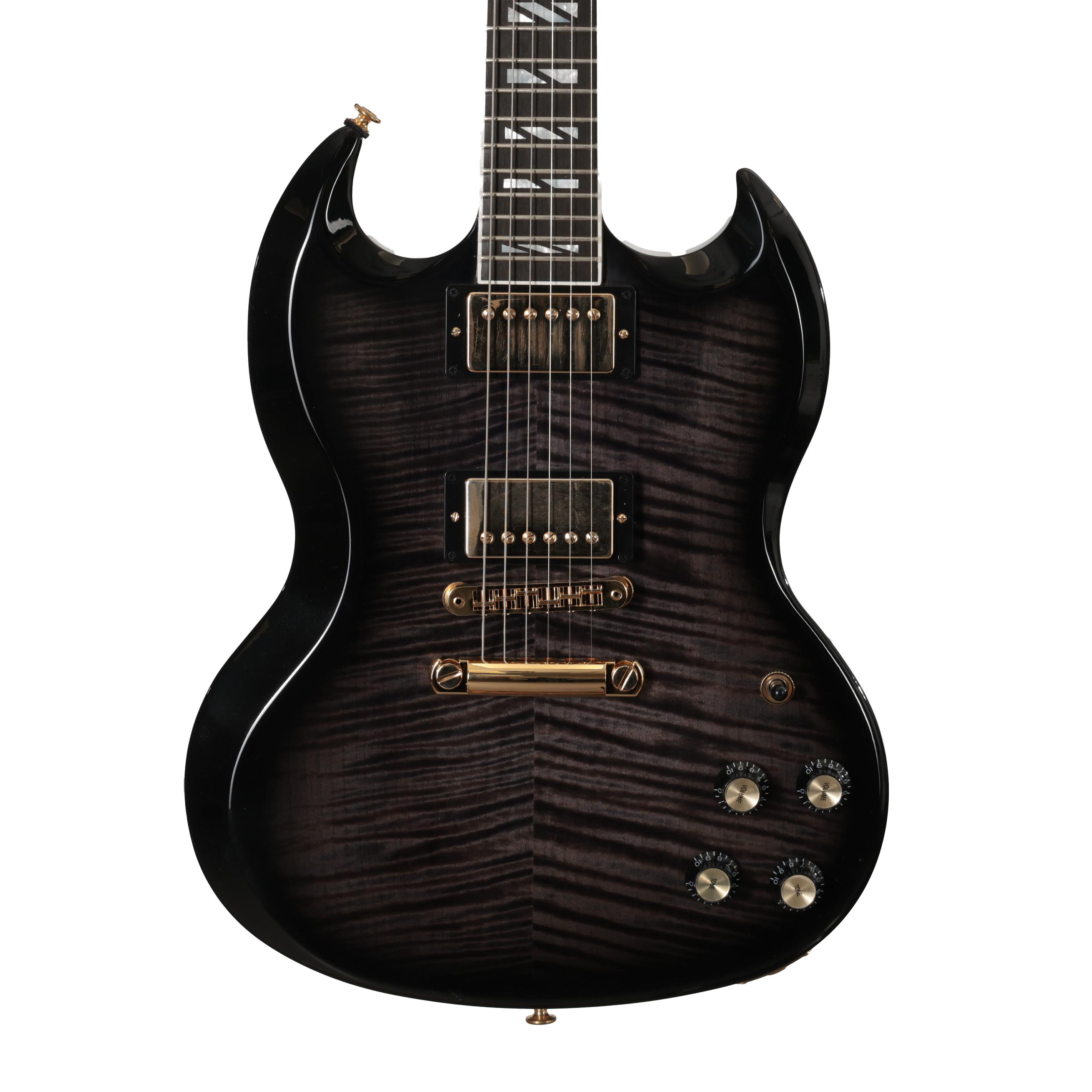 Gibson SG Supreme Electric Guitar in Translucent Ebony Burst Gibson SG Supreme Electric Guitar in Translucent Ebony Burst