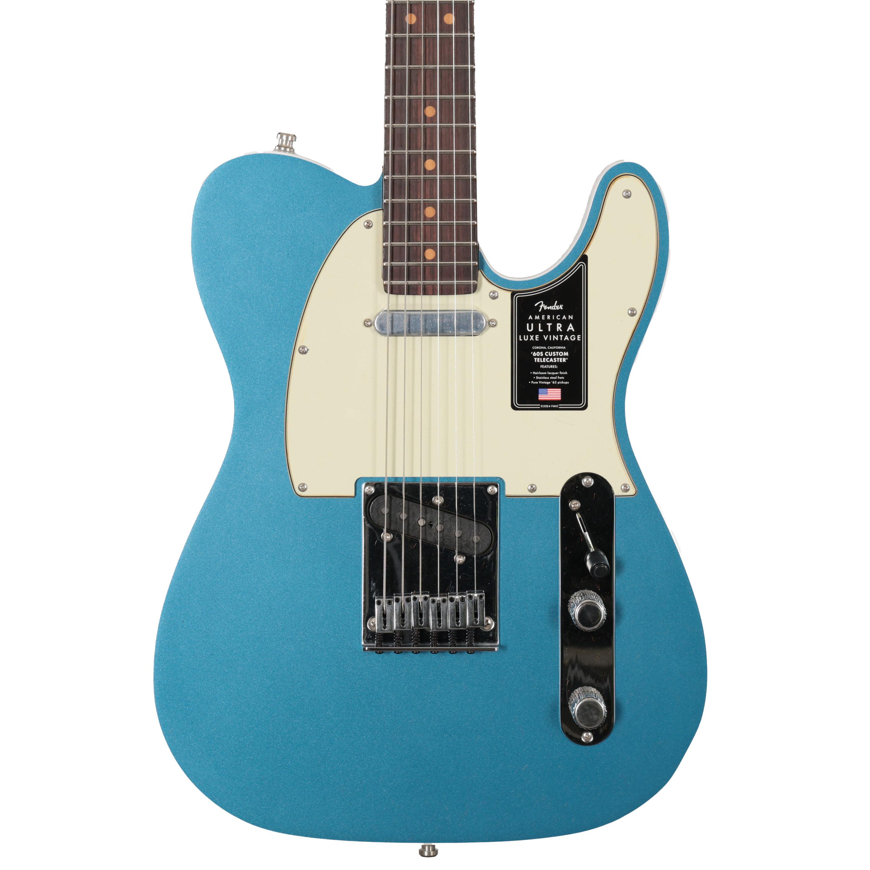 Fender American Ultra Luxe Vintage '60s Telecaster Custom in Lake Placid Blue Fender American Ultra Luxe Vintage '60s Telecaster Custom in Lake Placid Blue